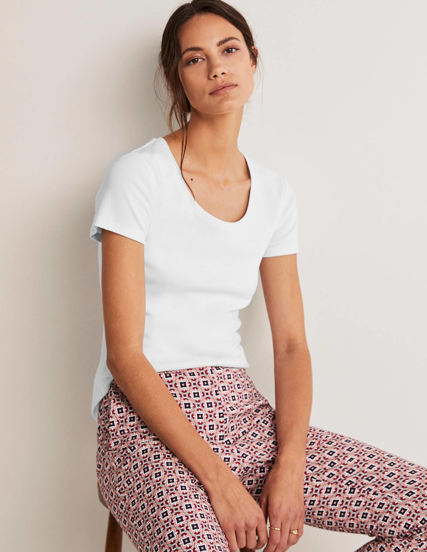 Essential Short Sleeve T-Shirt-White