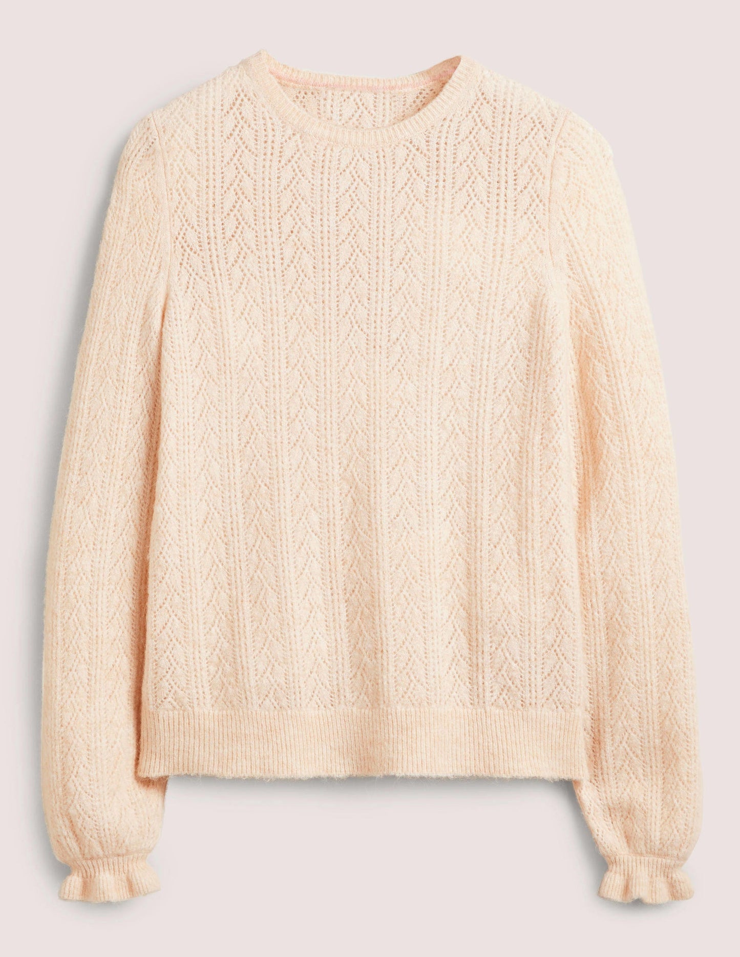 Fluffy Pointelle Jumper-Rope