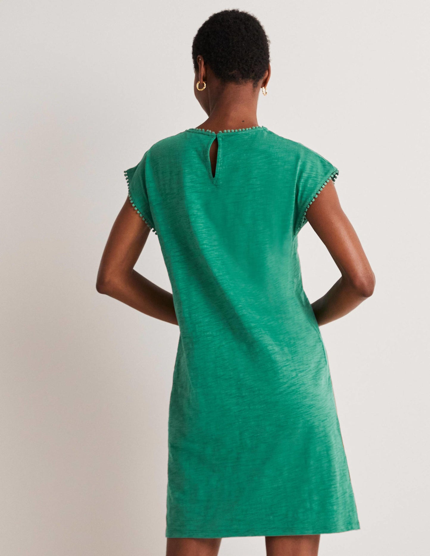 Cutwork Jersey T-shirt Dress-Shady Glade