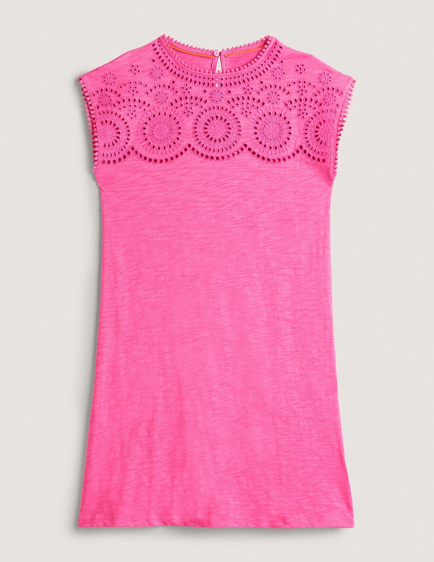 Cutwork Jersey T-shirt Dress-Pop Pansy