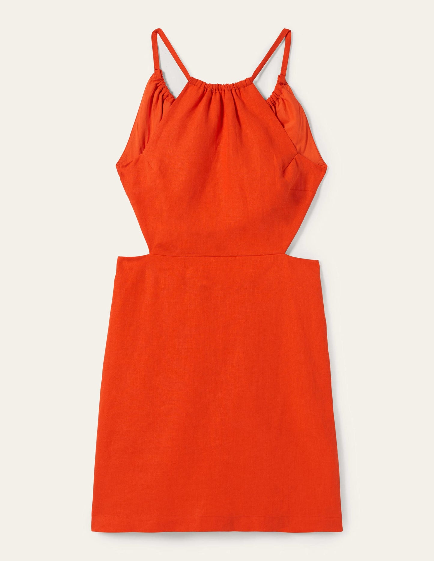 Back Detail Mini Dress-Firecracker