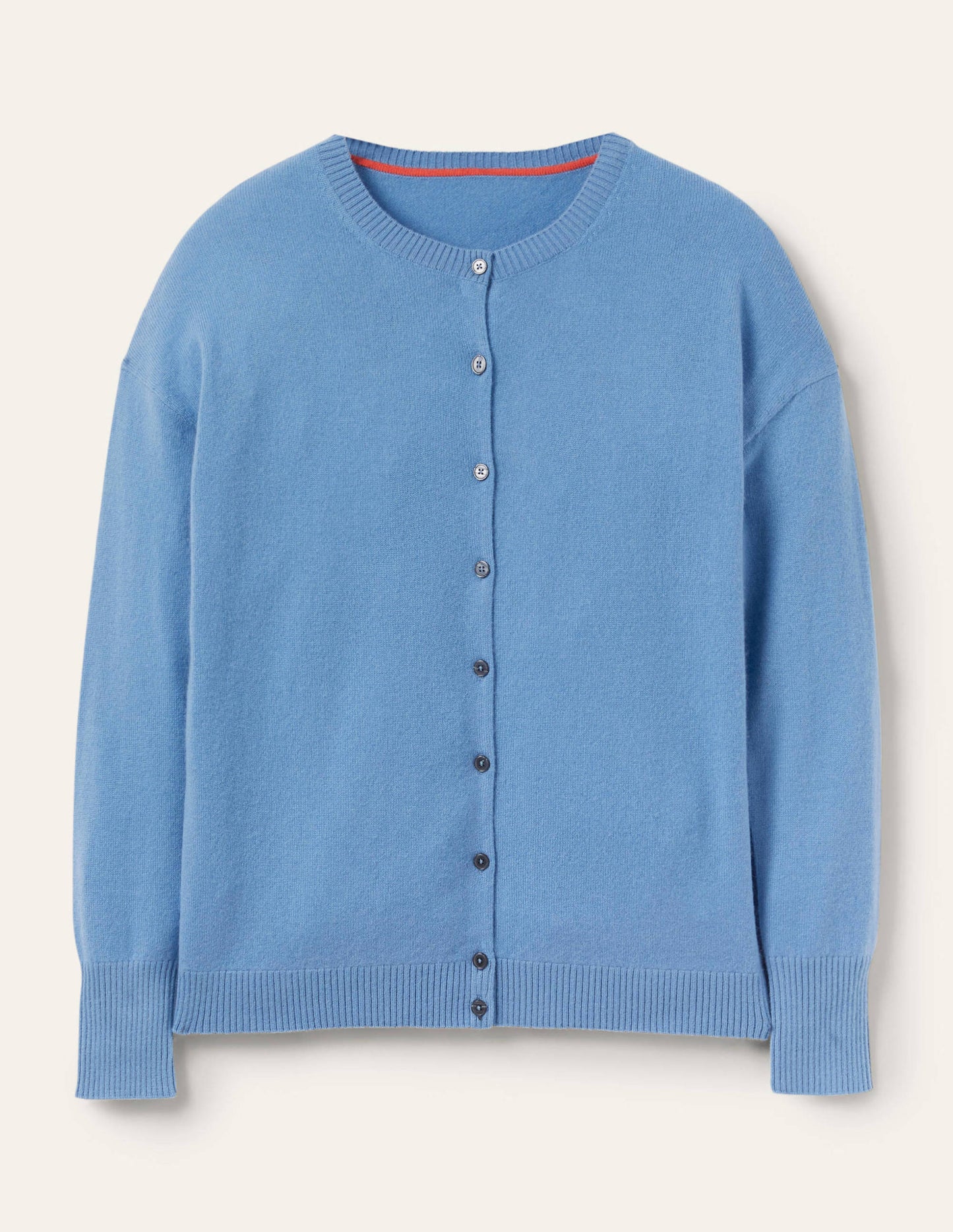Cashmere Cardigan-Riviera Blue