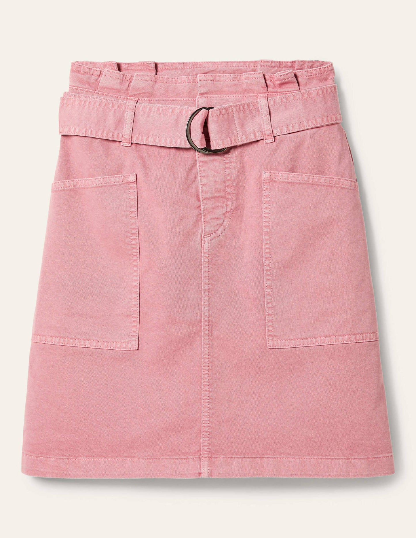 Paperbag Tie Skirt-Cherry Smoothie