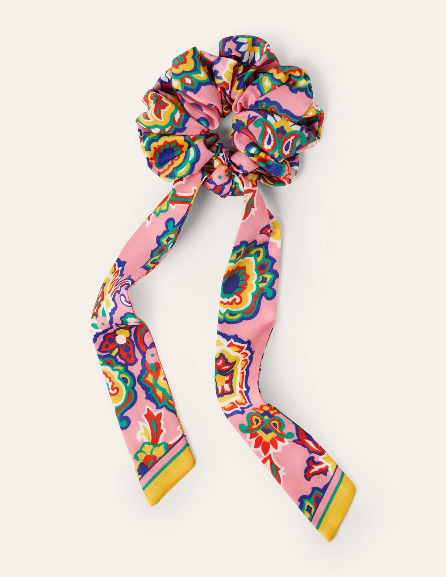 Scarf Hair Scrunchie-Azalea, Decorative Blooms