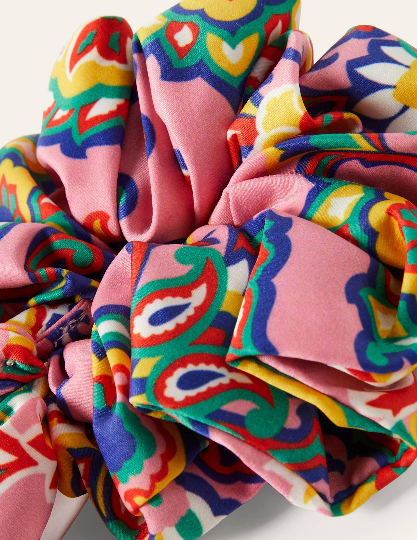 Scarf Hair Scrunchie-Azalea, Decorative Blooms