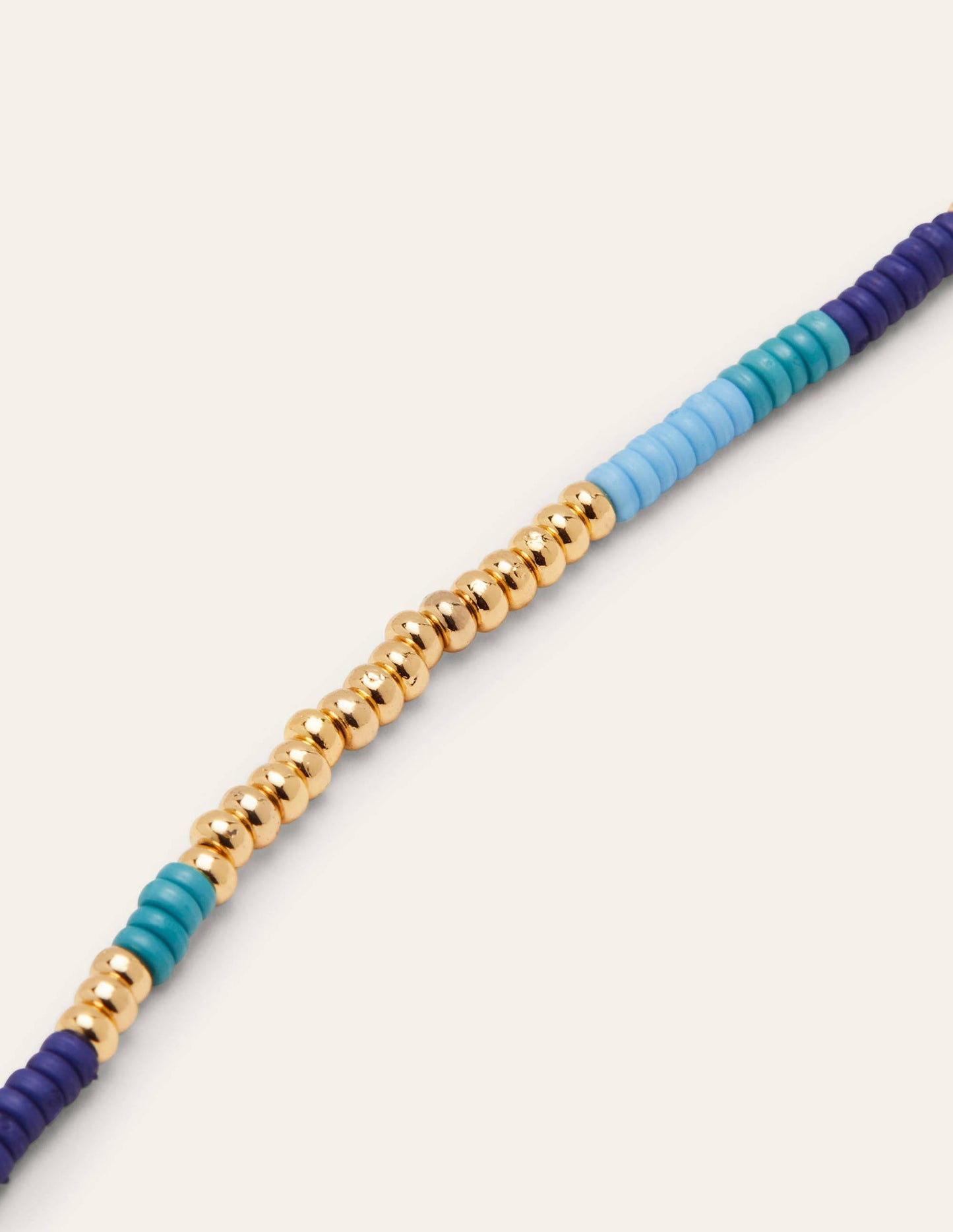 Beaded Necklace-Blue Multi