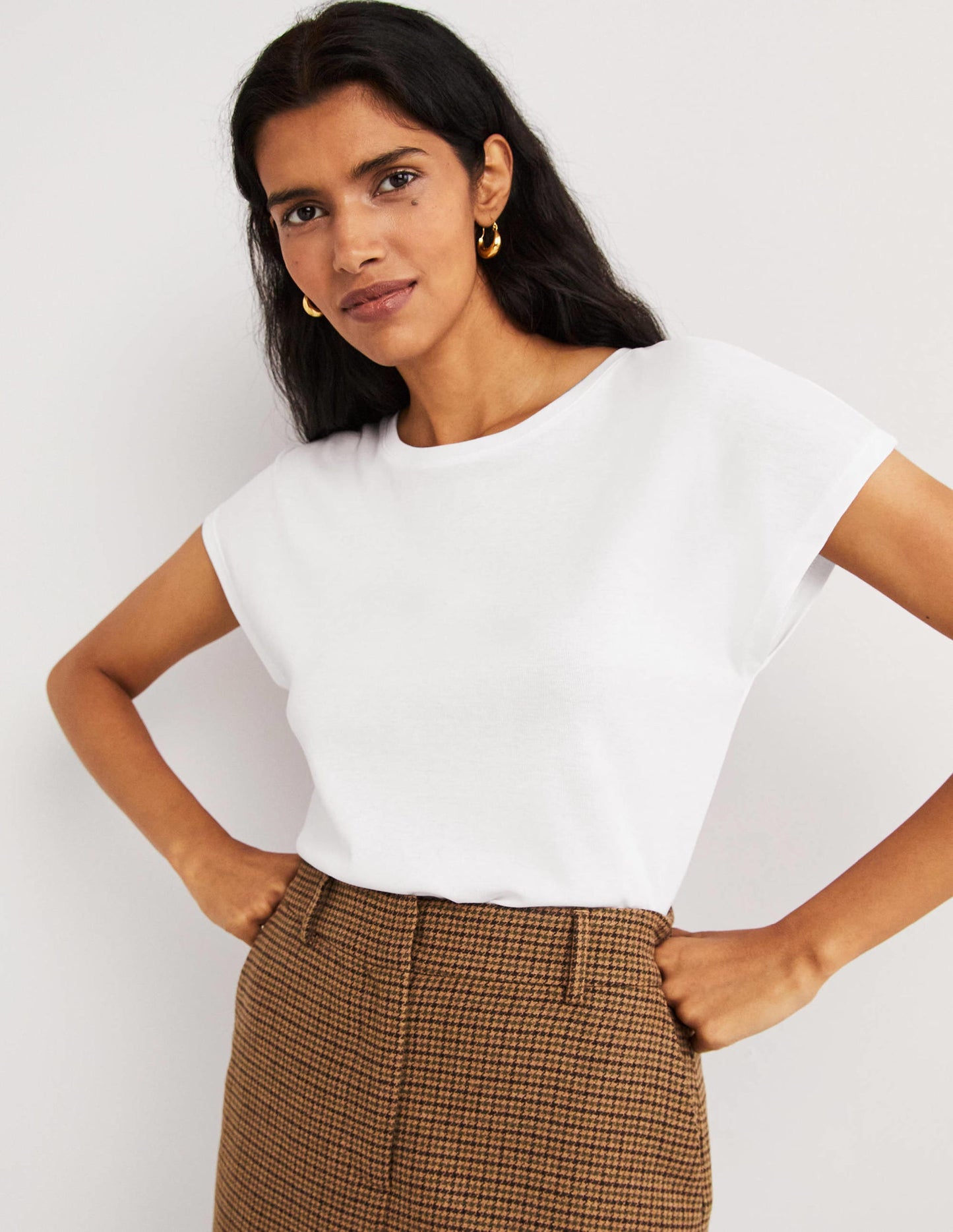 Soft Touch Sleeveless Top-White