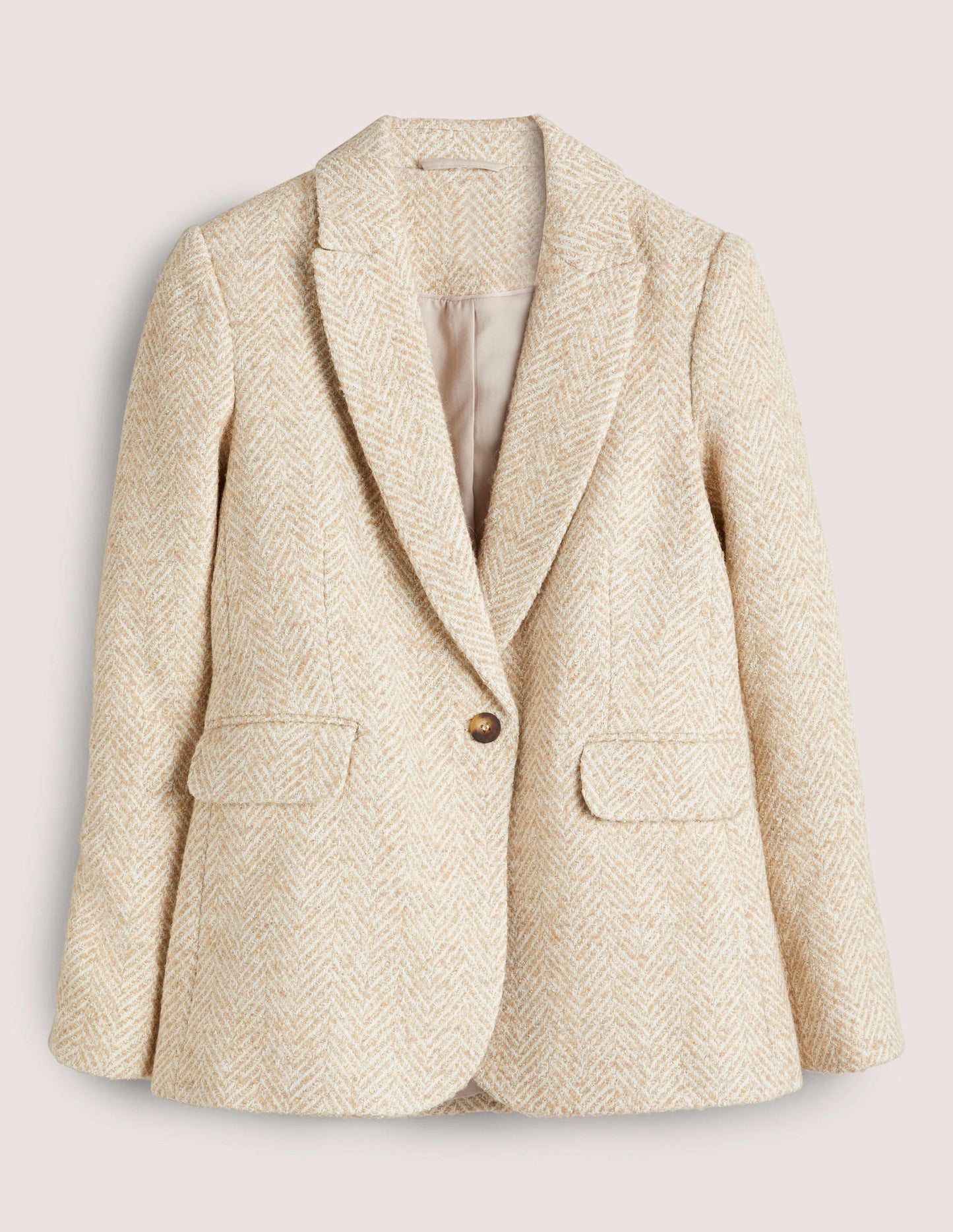 Herringbone Party Blazer-Gold Metallic Herringbone