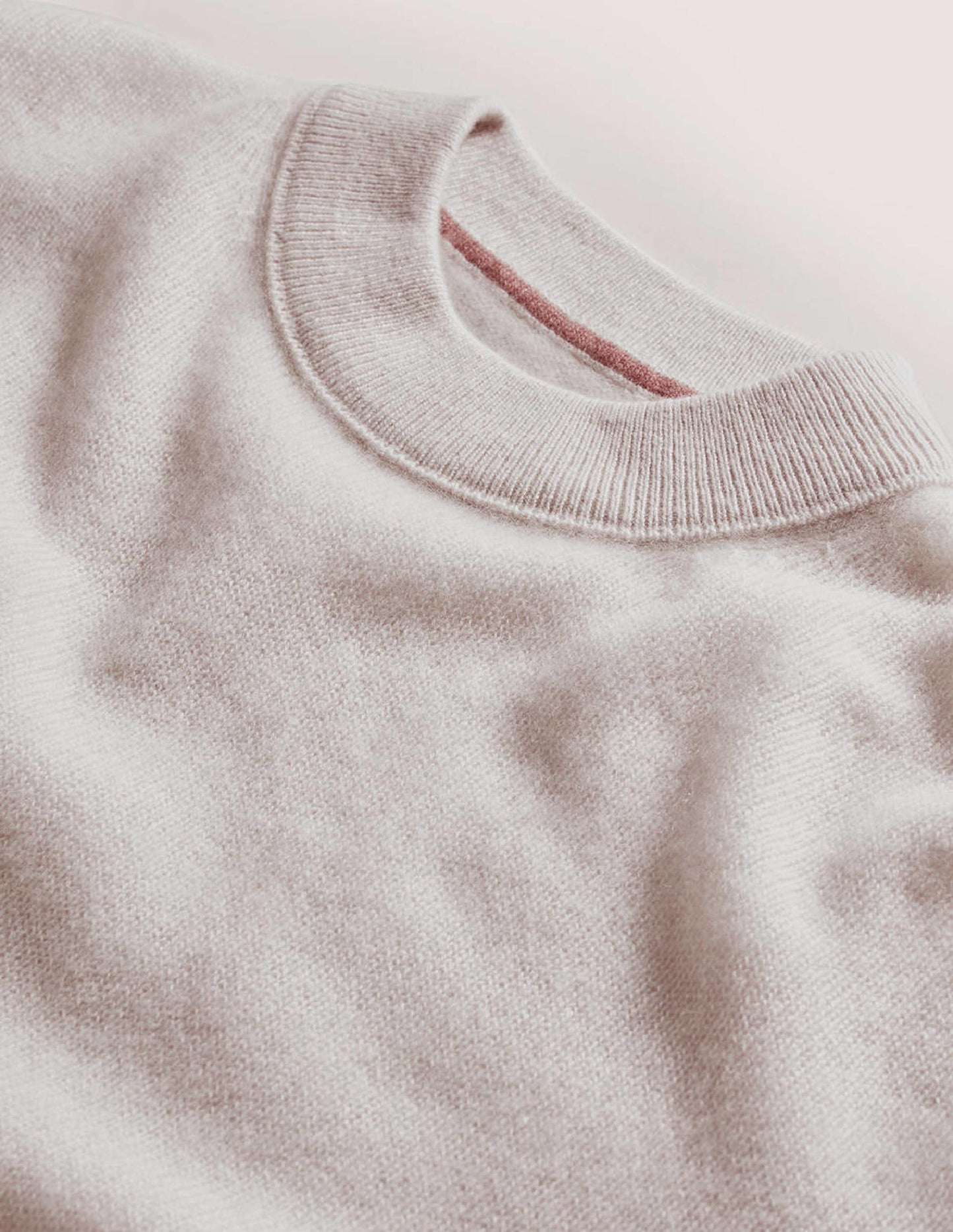 Cashmere Boyfriend Crew Jumper-Rope