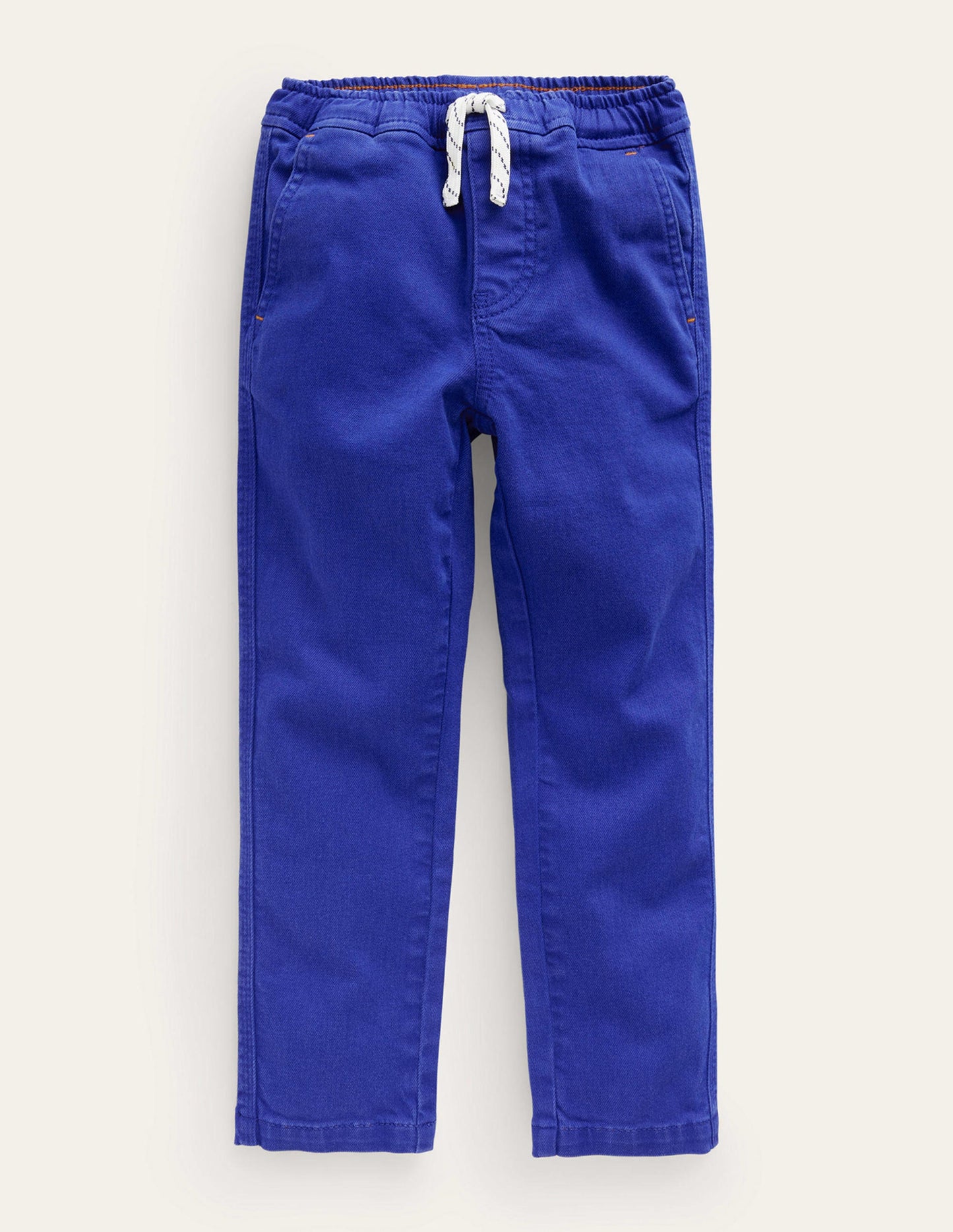 Washed Relaxed Slim Pull-On-Bluing