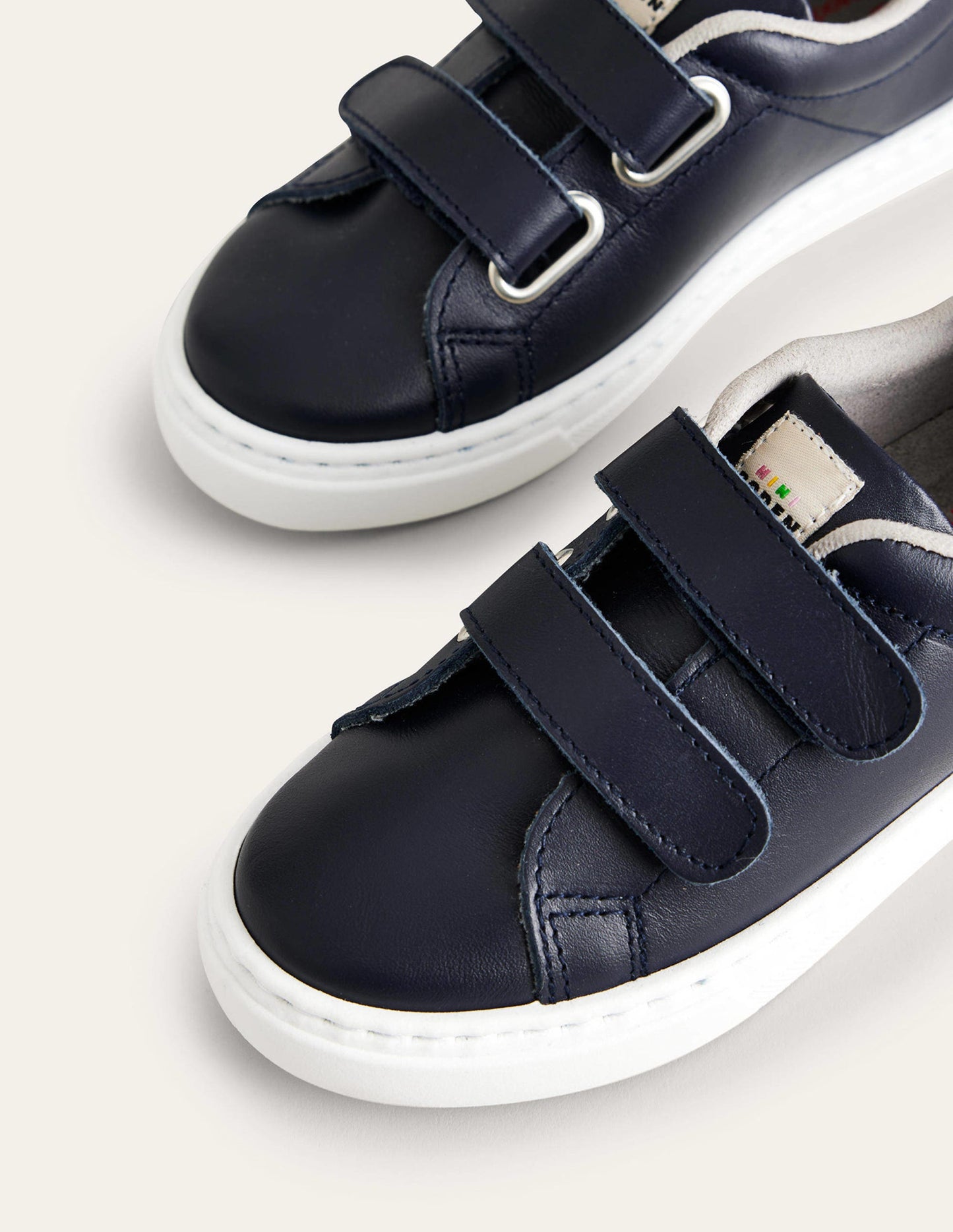 Double Strap Low Tops-Navy