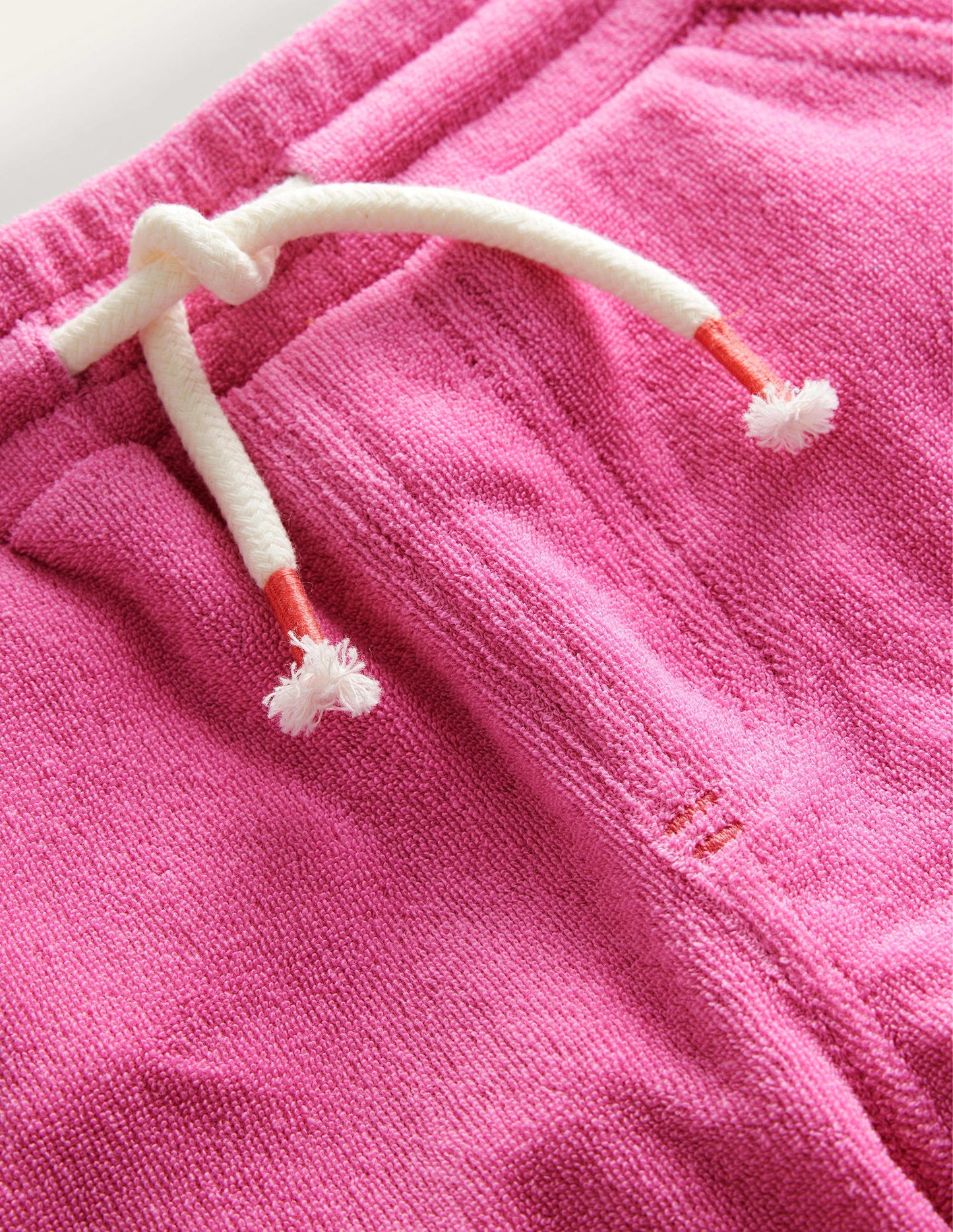 Retro Jersey Shorts-Bright Petal Pink