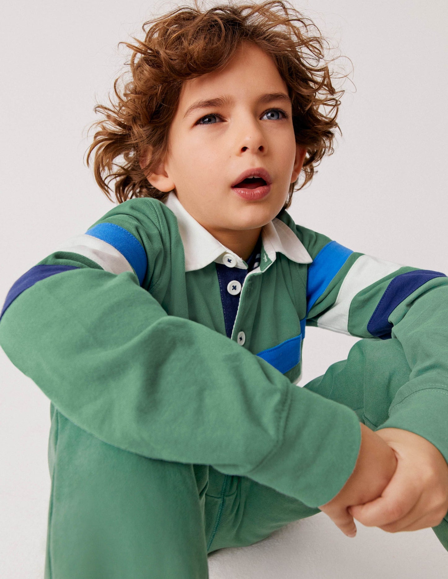 Classic Rugby Shirt-Deep Grass Green