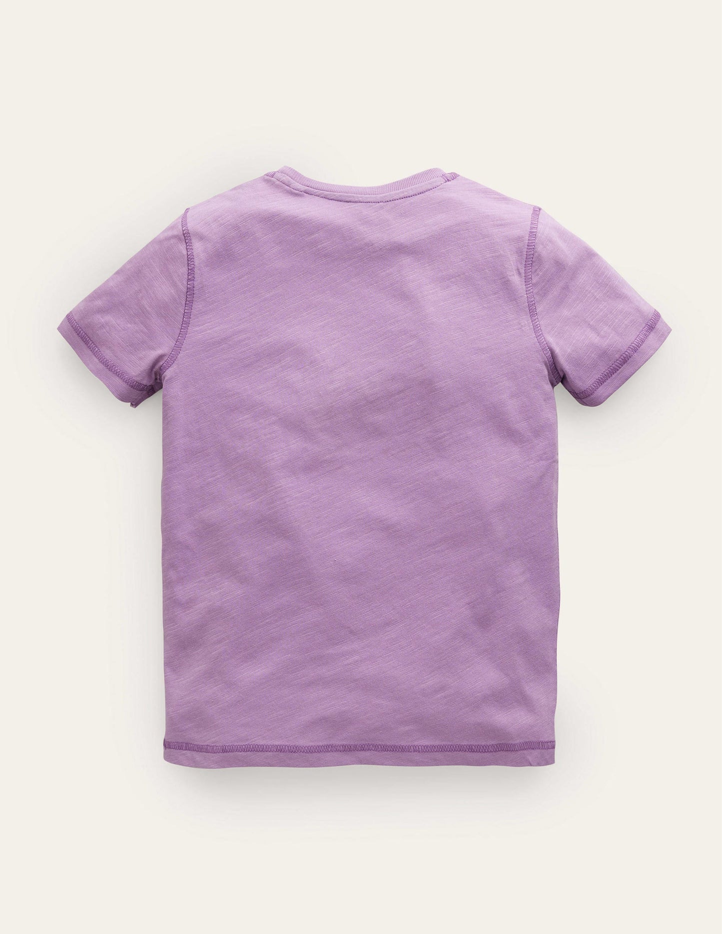 Washed Superstitch T-shirt-Lupin Purple Bananas