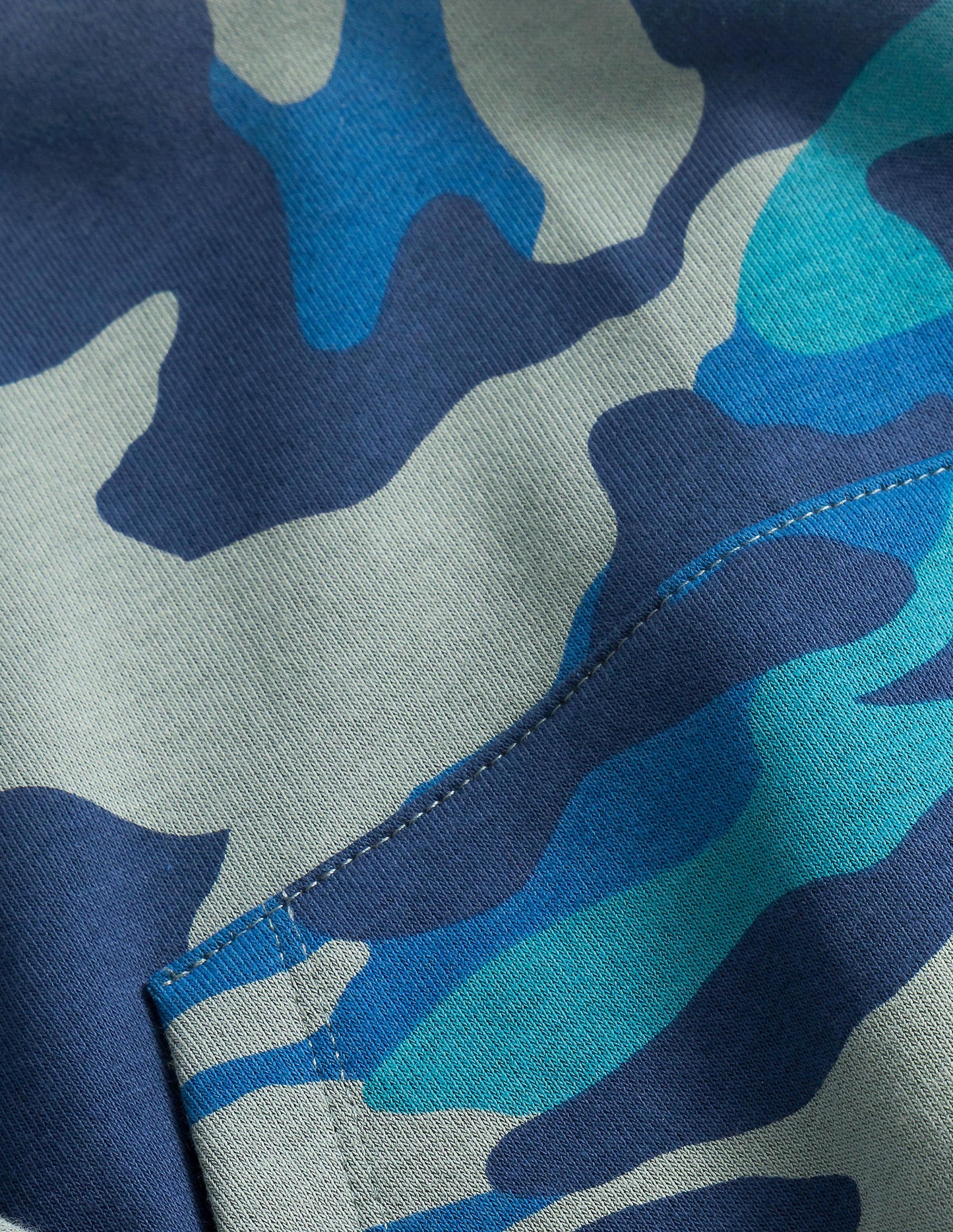 Camo Hoodie-Blue Camo