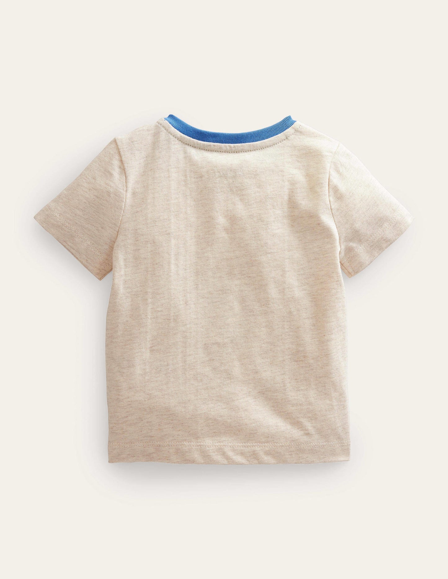 Appliqué T-shirt-Ivory Ducks