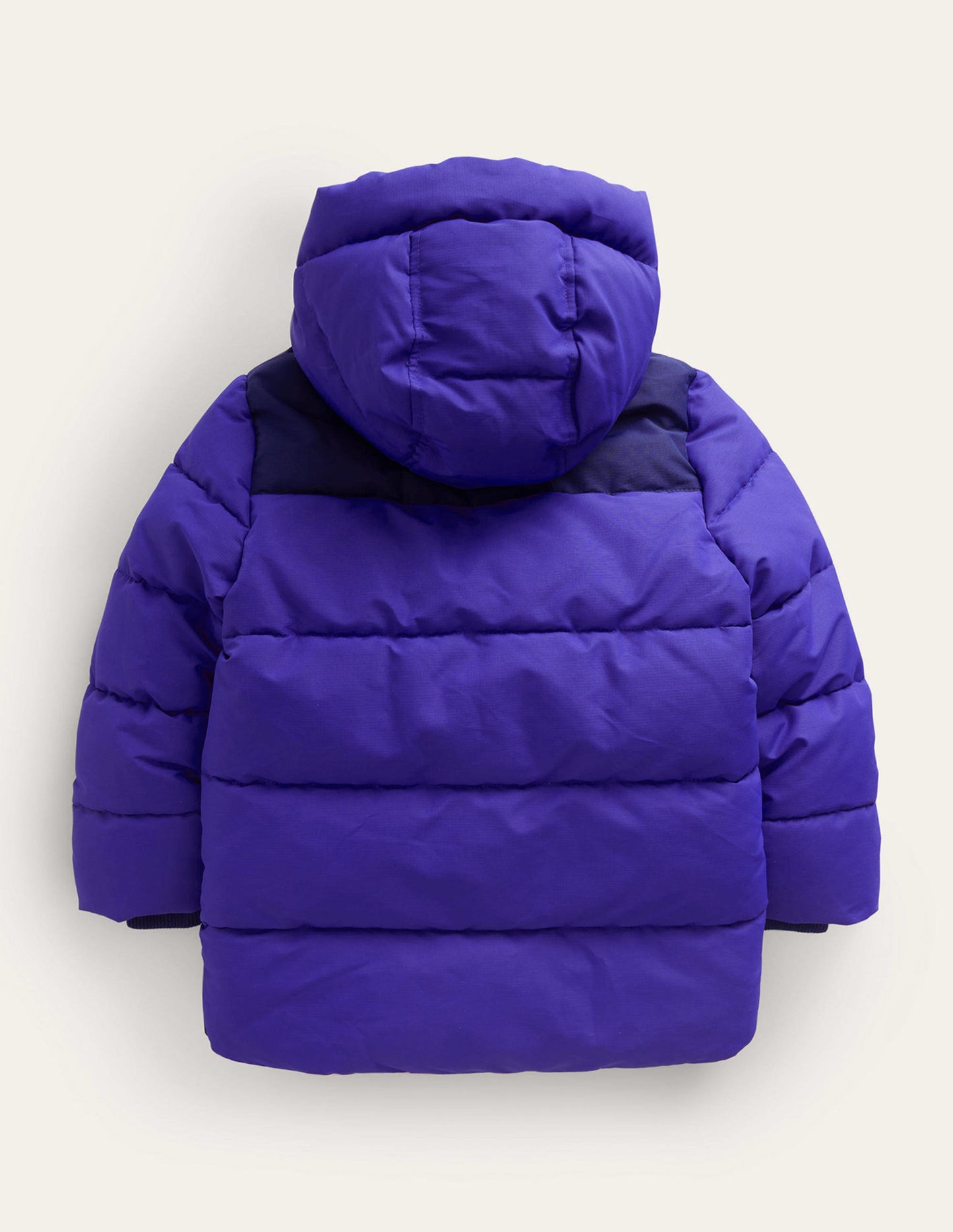 Fleece Lined Padded Coat-Bluing