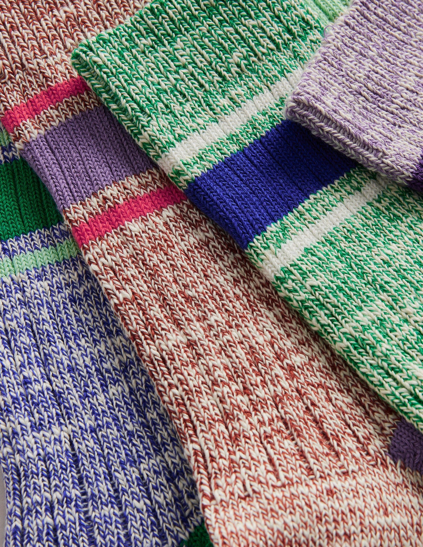 Chunky Socks 5 Pack-Multi Stripe