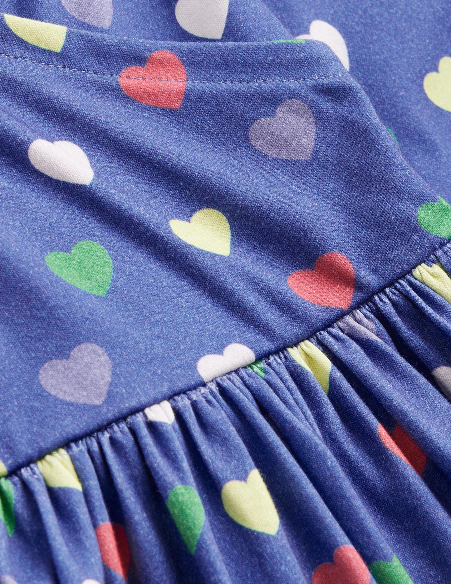 Twirly Ballerina Dress-College Navy Hearts