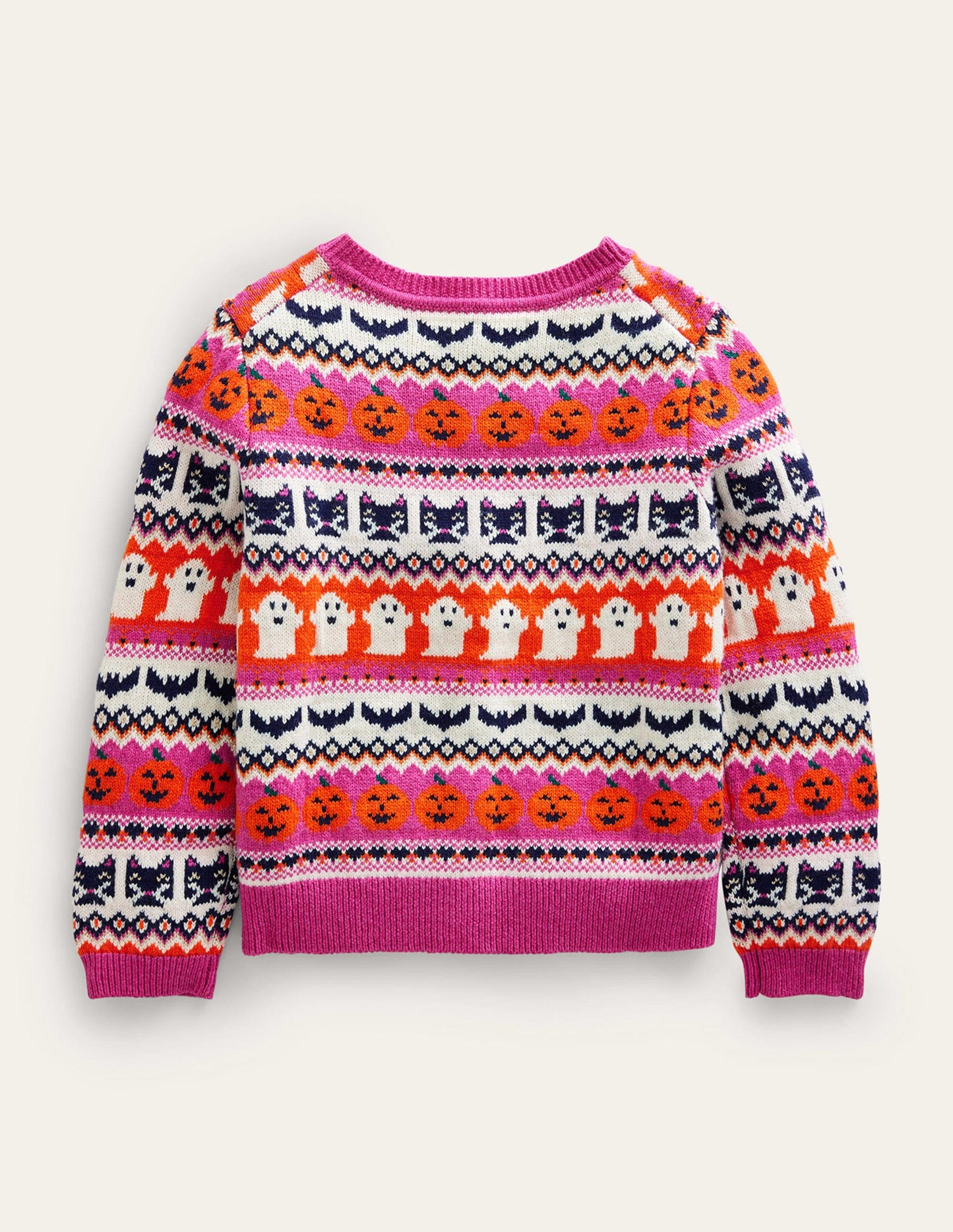Halloween Fair Isle Cardigan-Halloween Fairisle