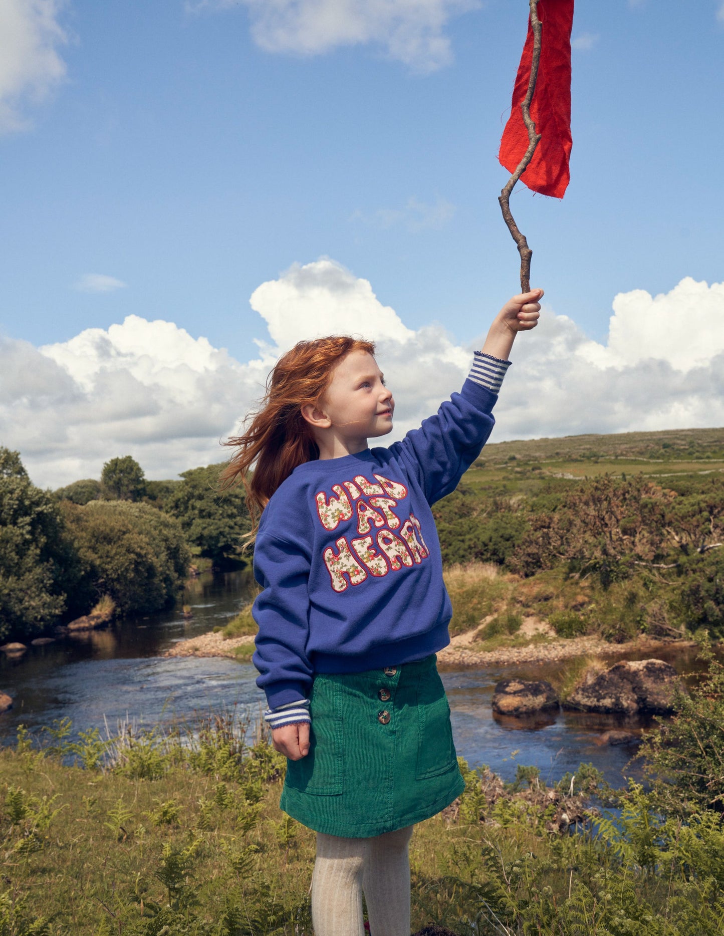 Applique Sweatshirt-College Navy