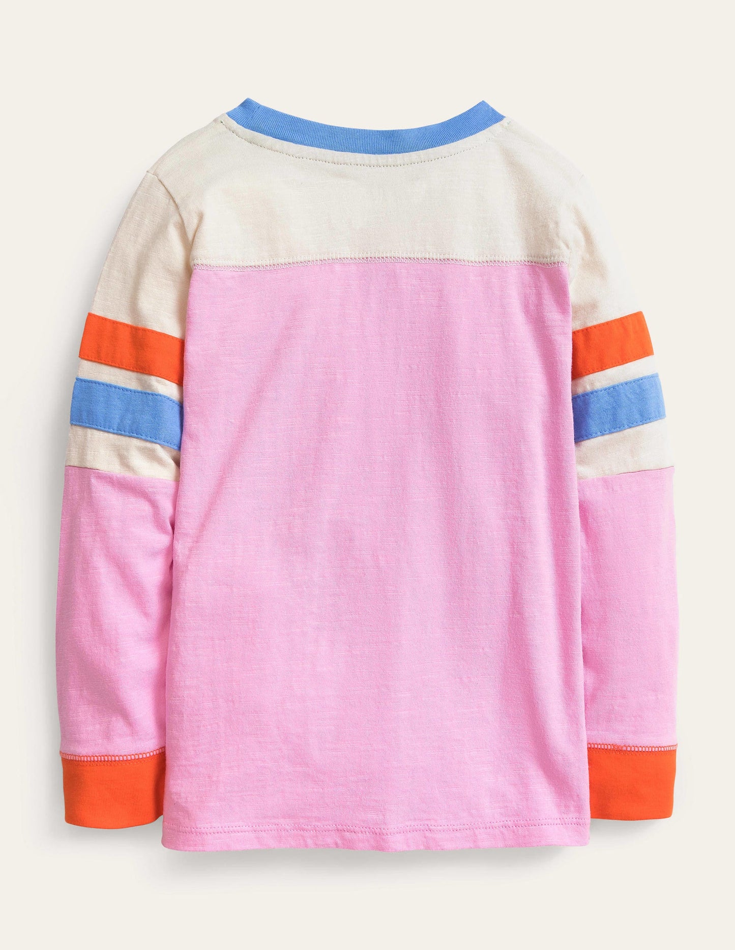 Colourblock T-shirt-Lilac Chiffon Pink