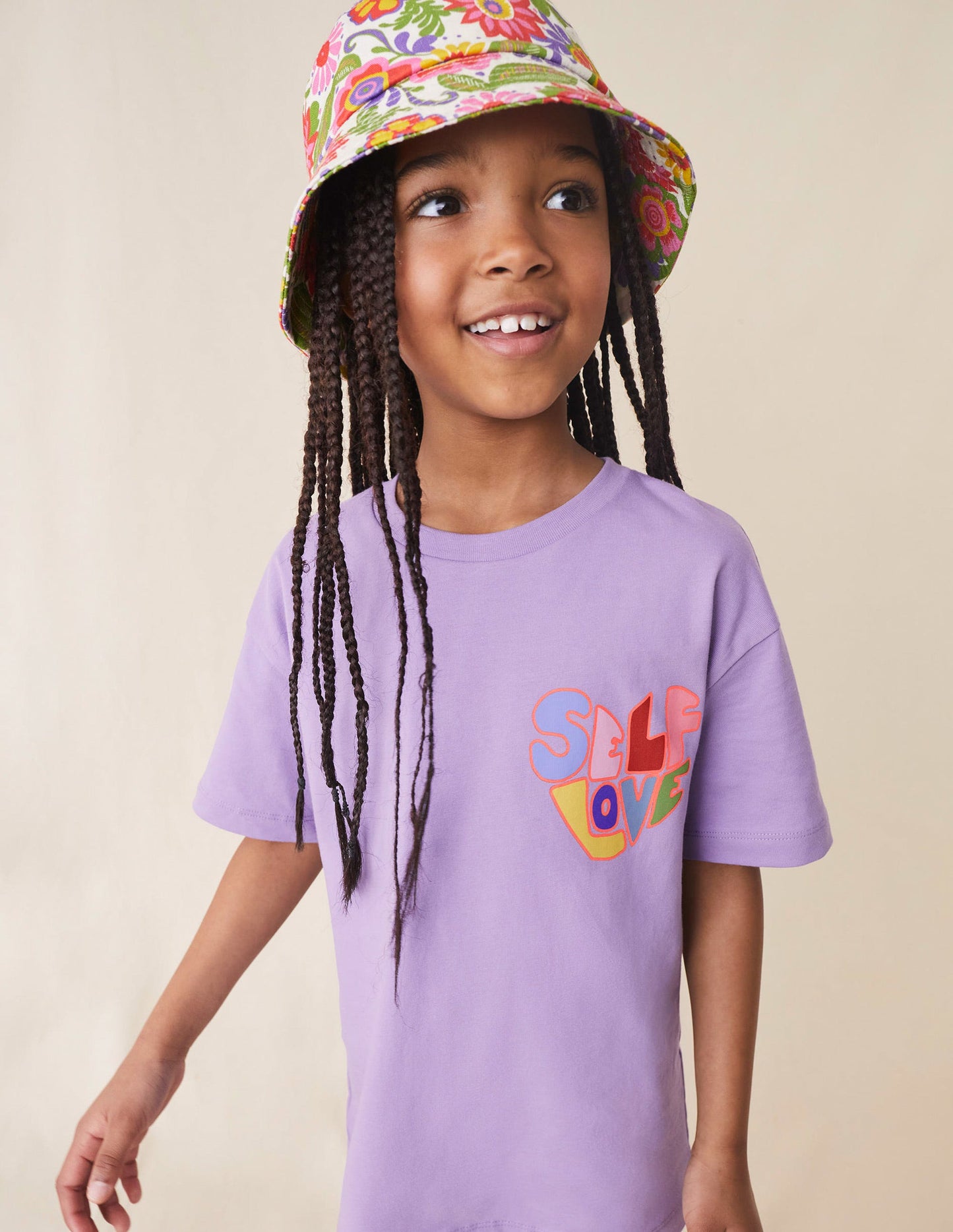 Bucket Hat-Multi Festival Flowers