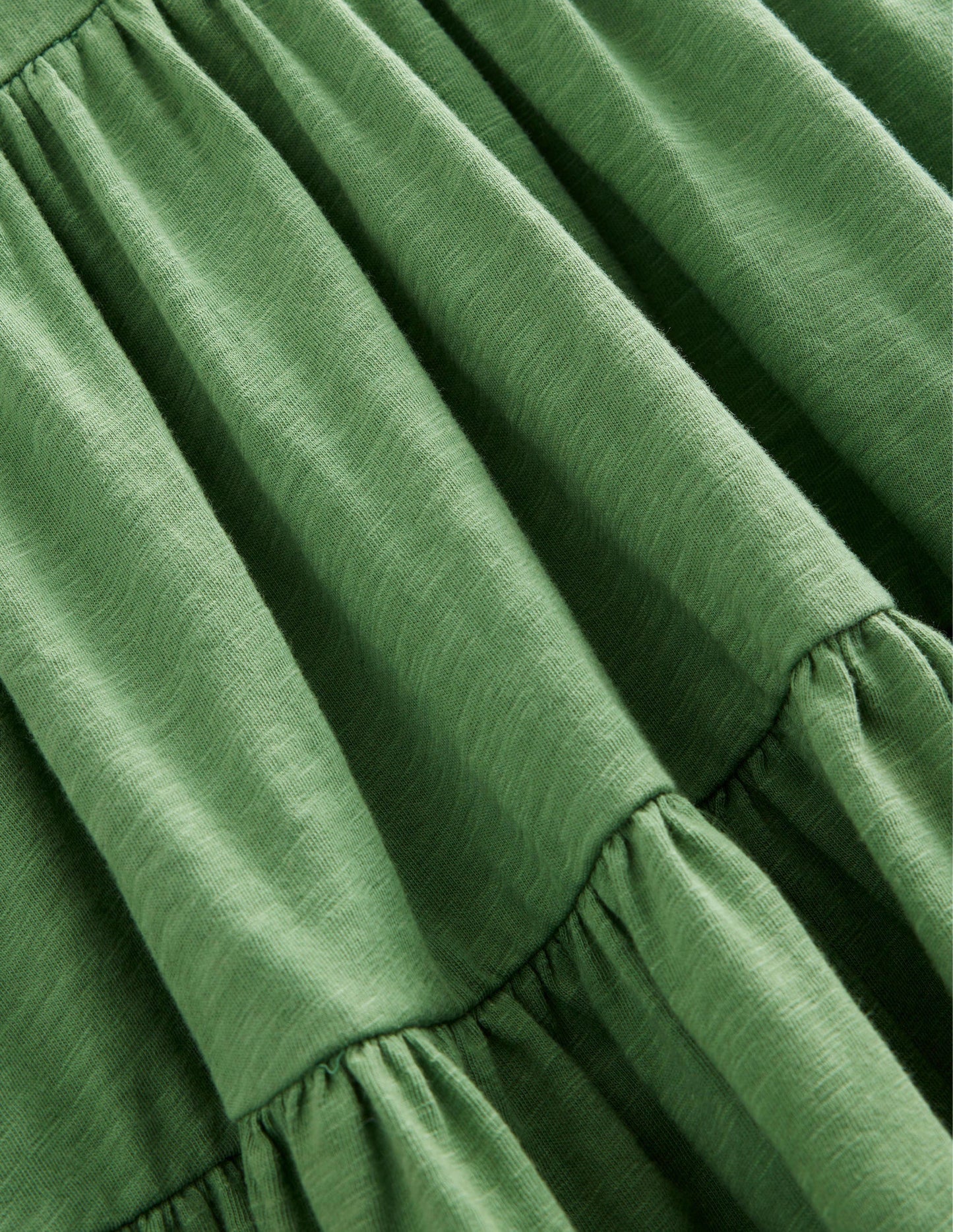 Jersey Twirly Dress-Safari Green