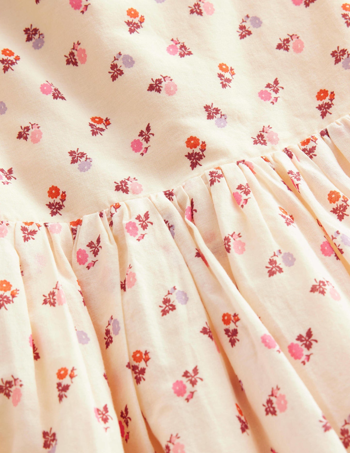 Cross-Back Dress-Dorset Cream Bud