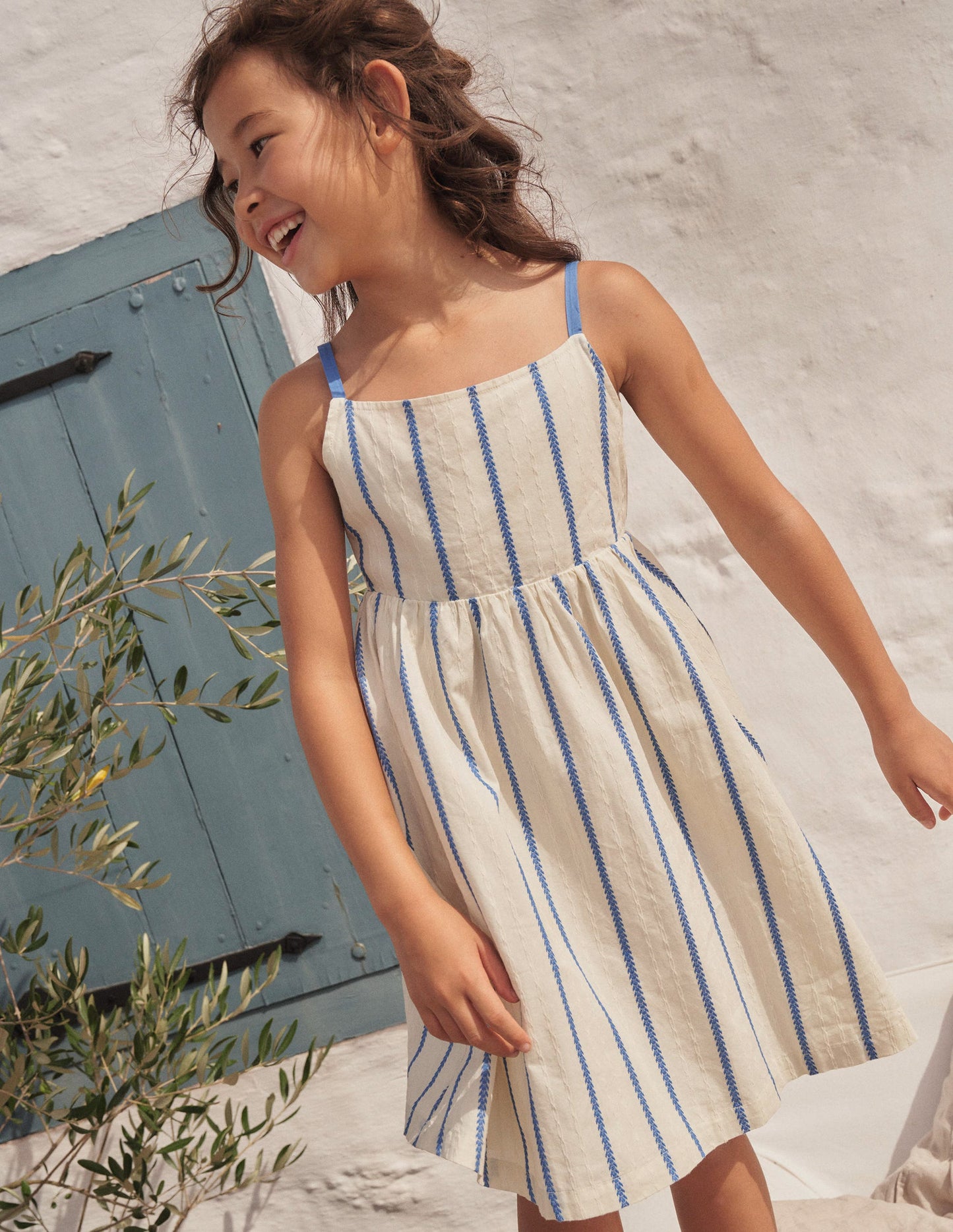 Back Detail Cut Out Dress-Ivory