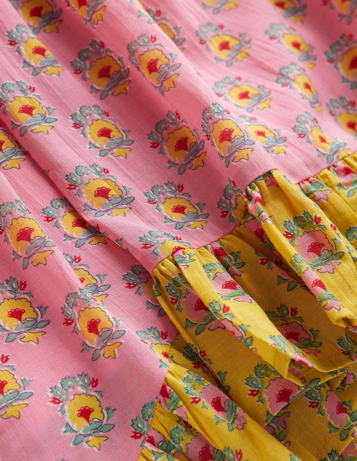 Handkerchief Hem Dress-Azalea Dainty Floret