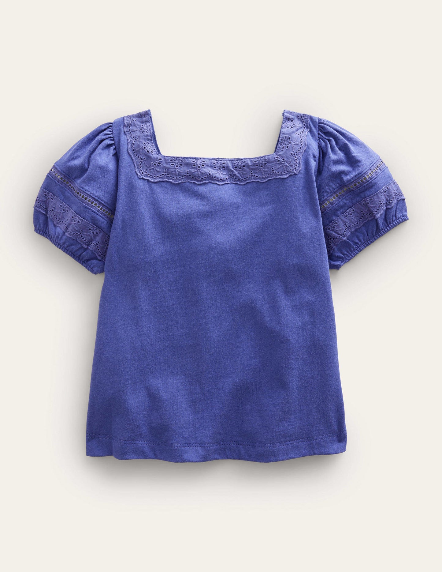 Square Neck Swing Top-Soft Starboard Blue