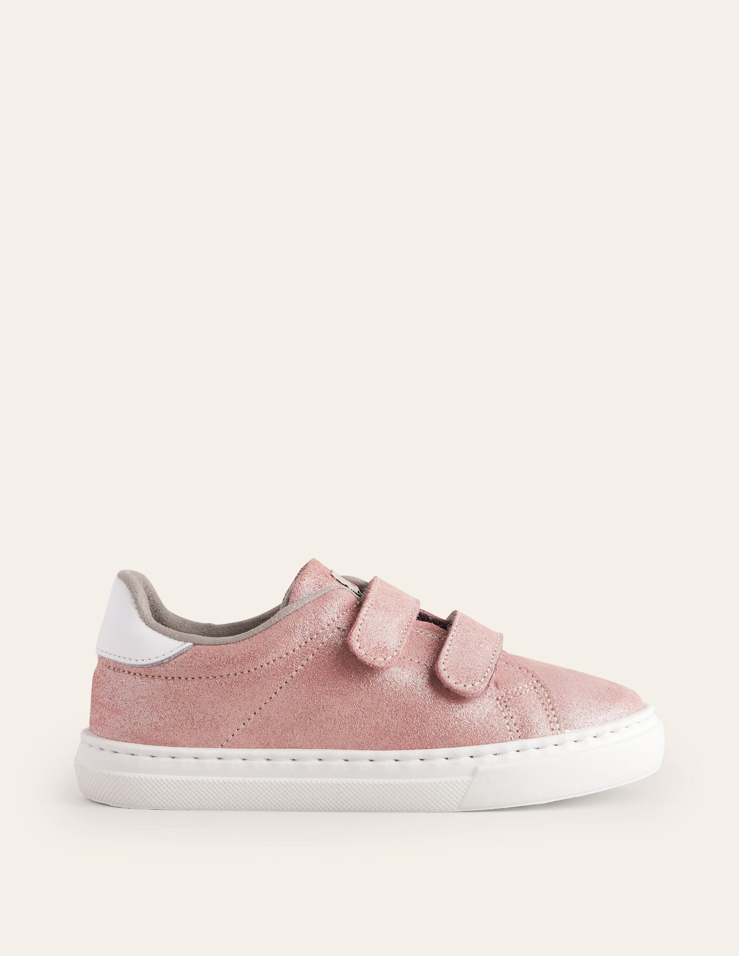 Double Strap Low Tops-Rose Gold