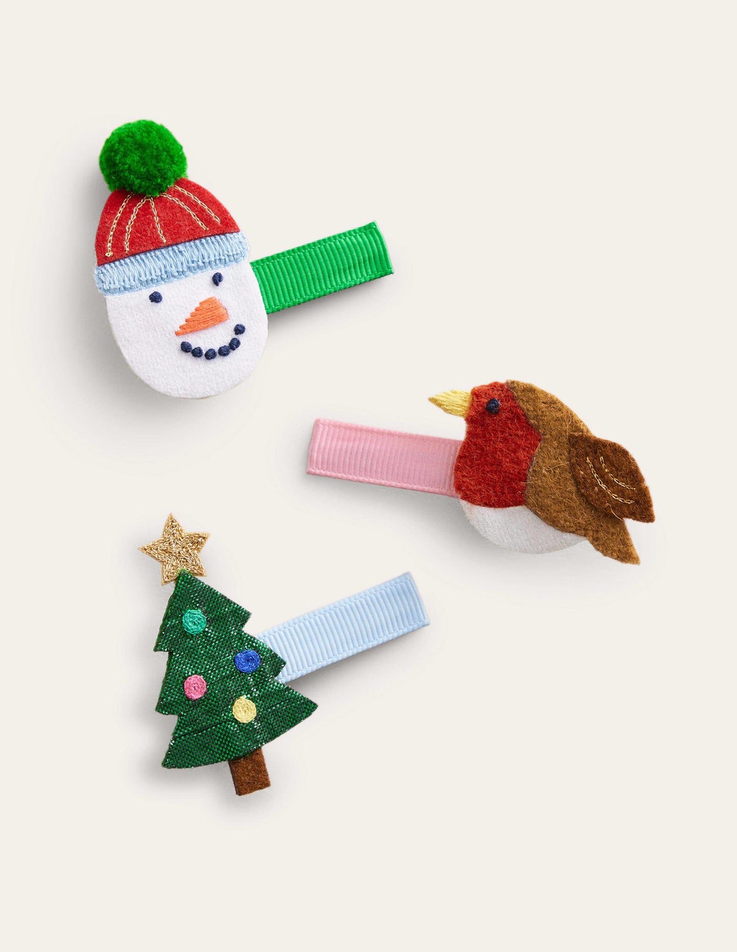 Hair Clips 3 Pack-Festive