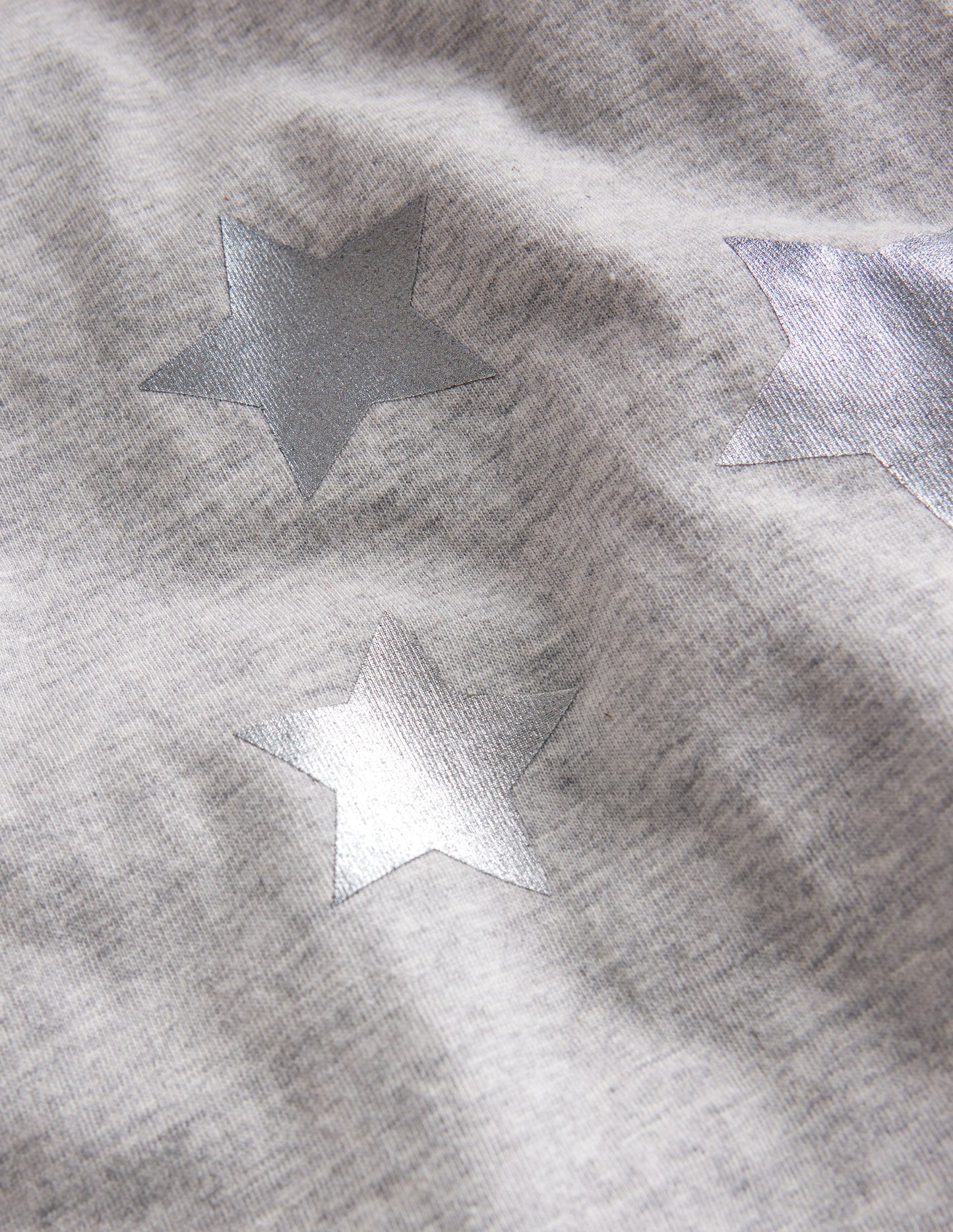 Colourblock Raglan T-shirt-Grey Marl Stars