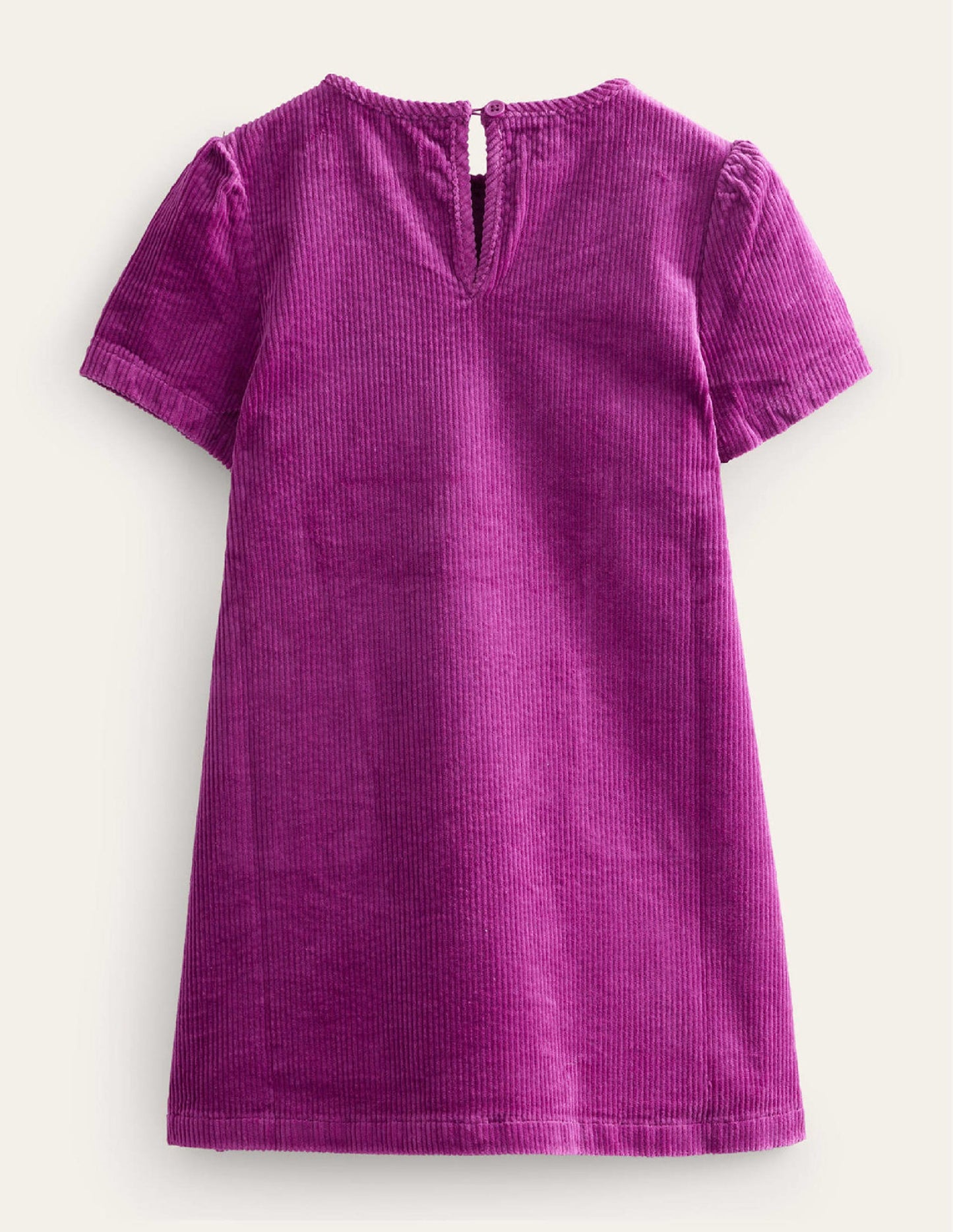 Cord Shift Dress-Chrysanthemum Purple