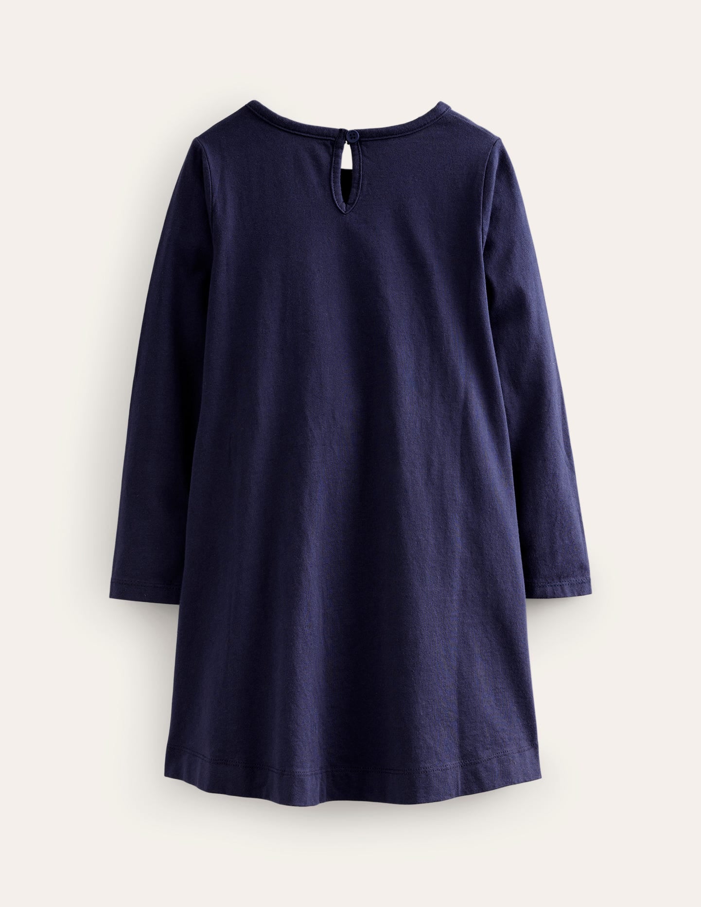Advent Calendar Appliqué Dress-French Navy