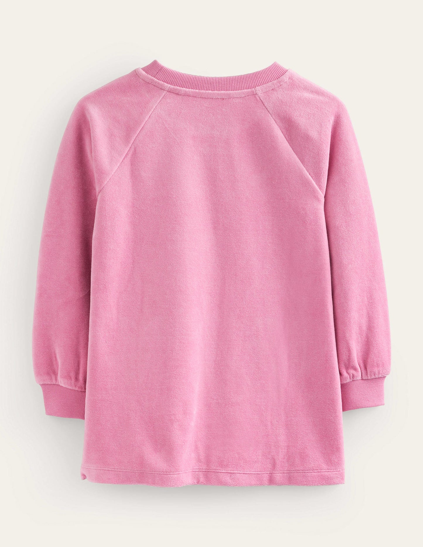 Velour Heart Pocket Tunic-Almond Pink