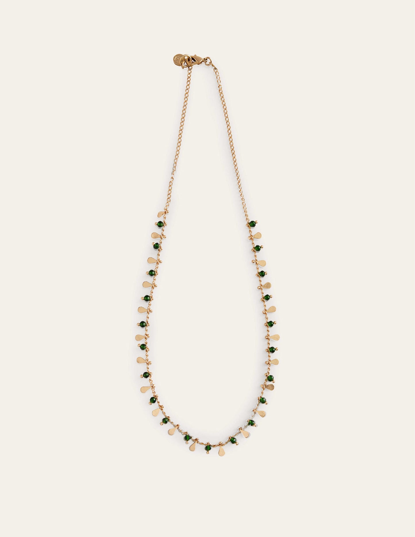 Beaded Necklace-Green