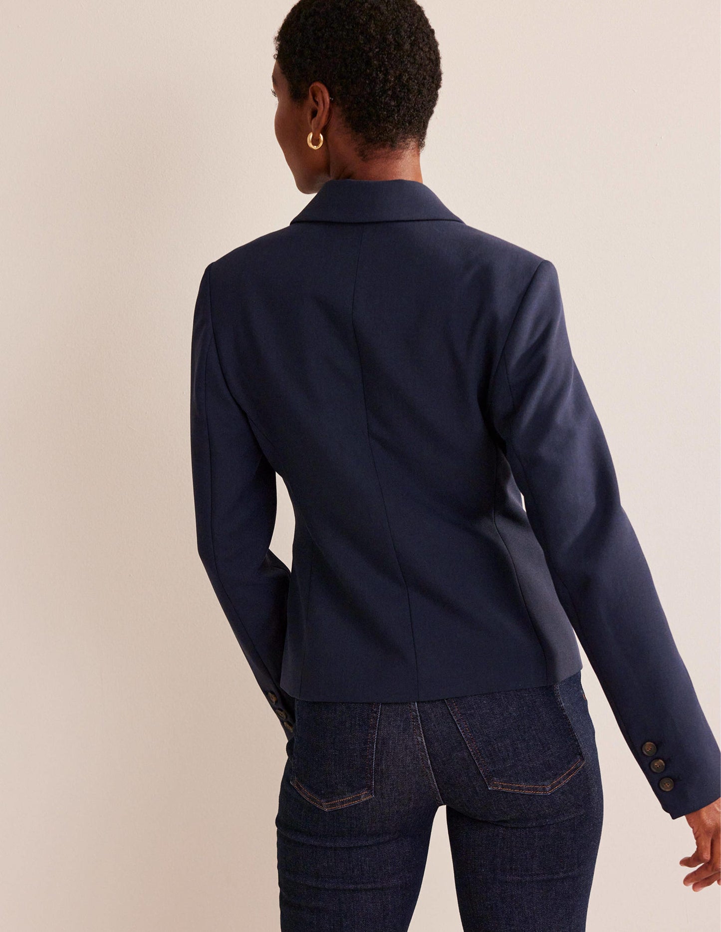 The Canonbury Tailored Blazer-Navy