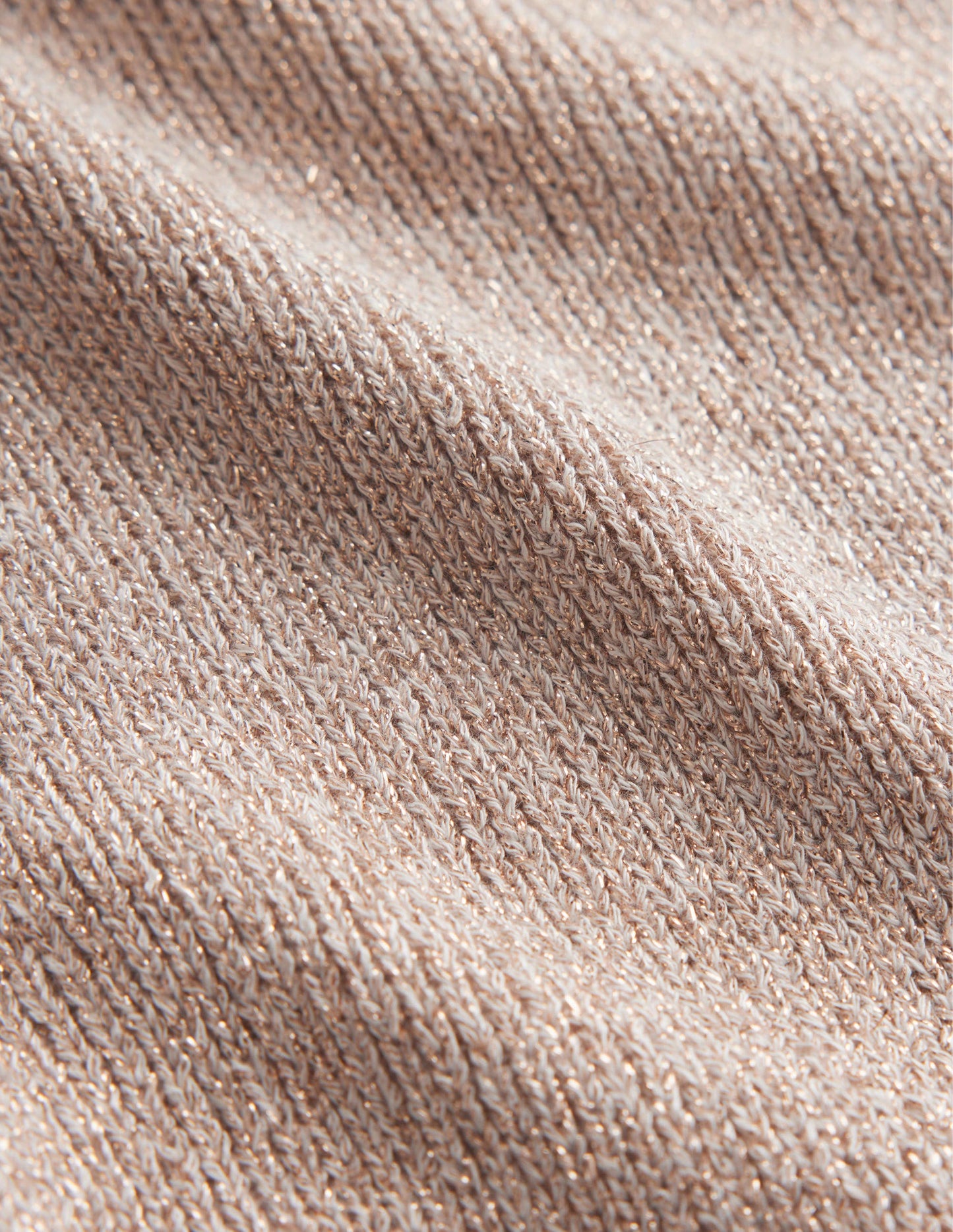 Cropped Sparkle Knit T-Shirt-Rope Sparkle