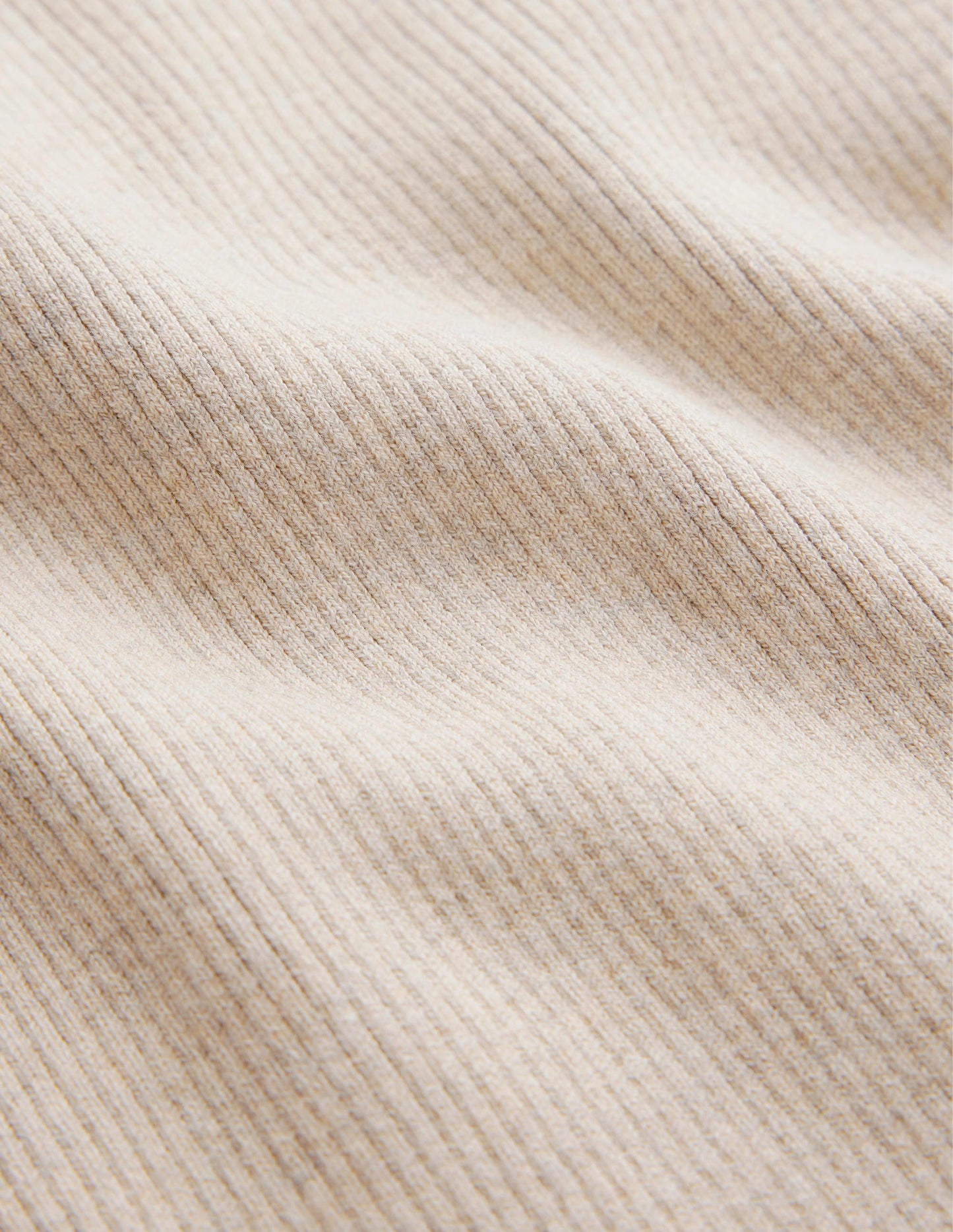 Ribbed Racer Vest-Chinchilla Melange