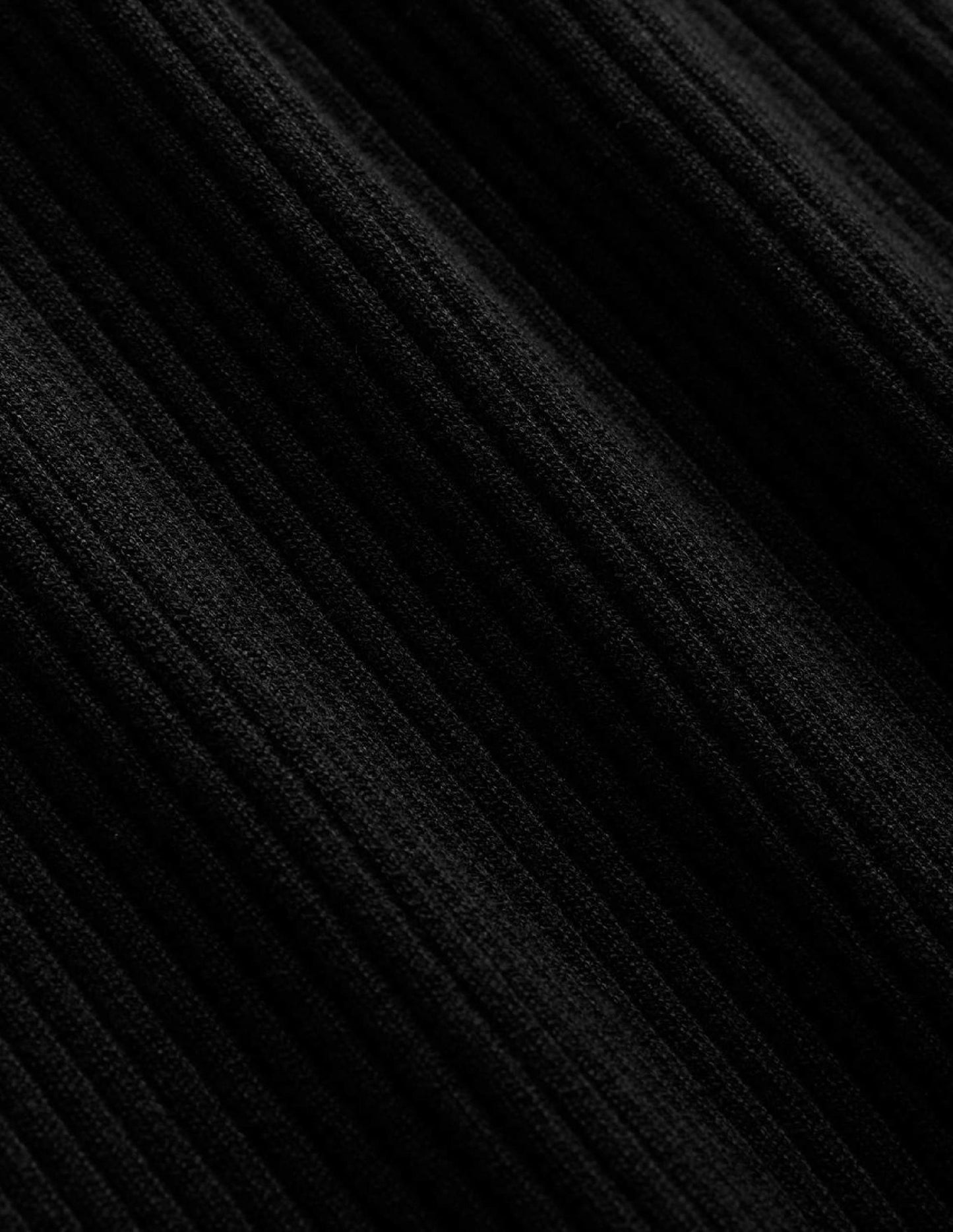 Off-Shoulder Ribbed Top-Black