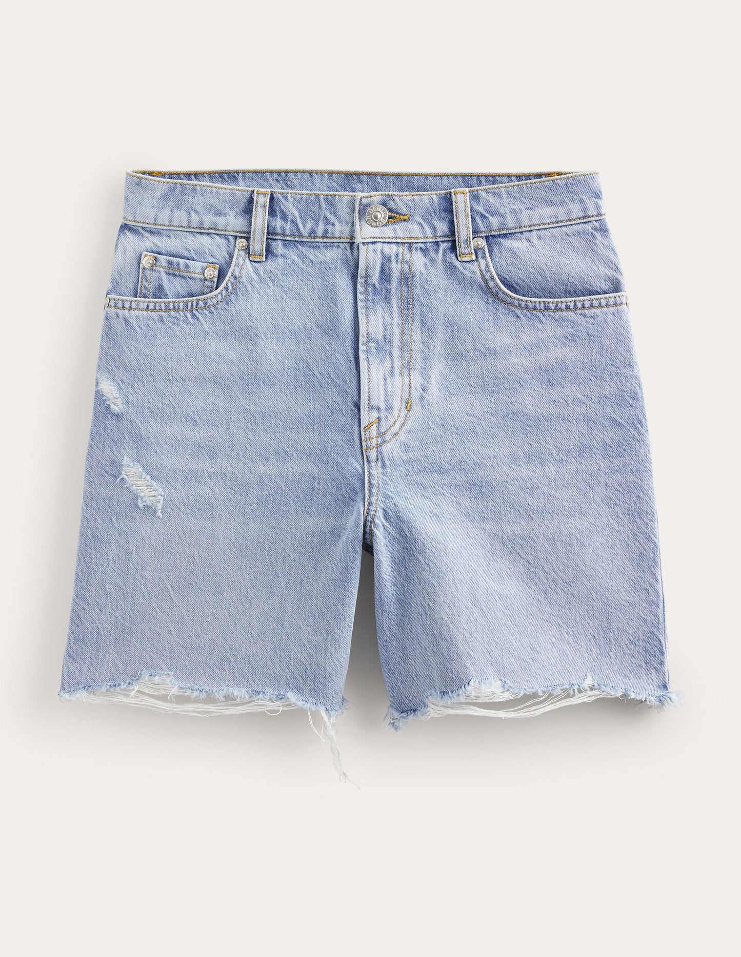 Bermuda Denim Shorts-Light Vintage