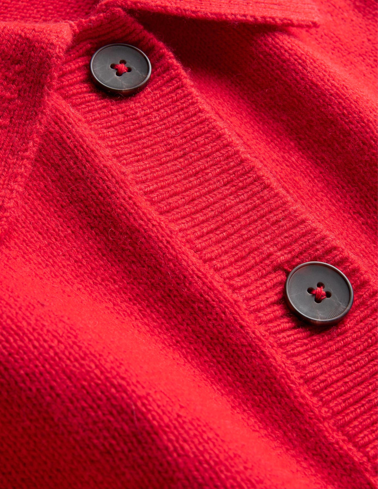 Collared Cardigan-High Risk Red