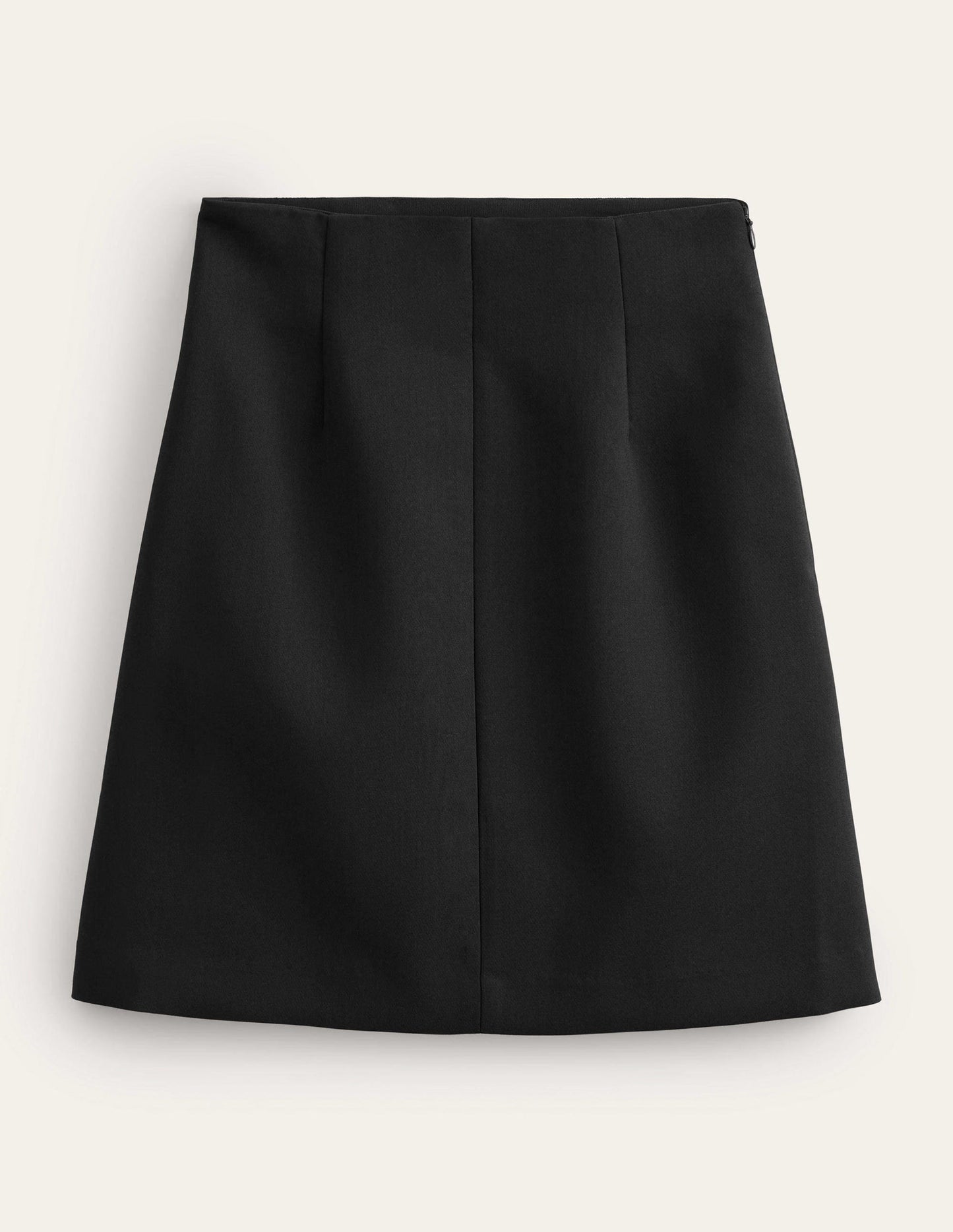 Bi-stretch Mini Skirt-Black