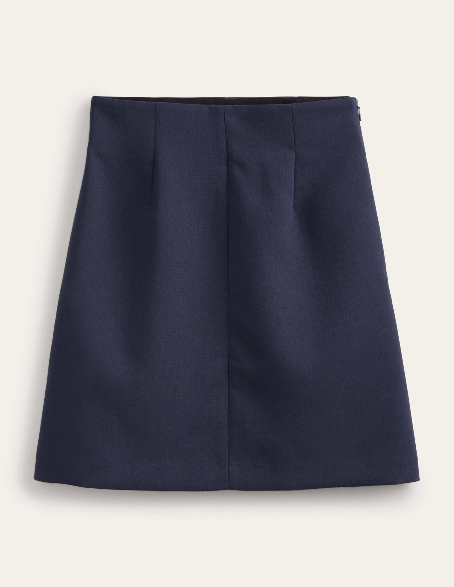 Bi-stretch Mini Skirt-Navy