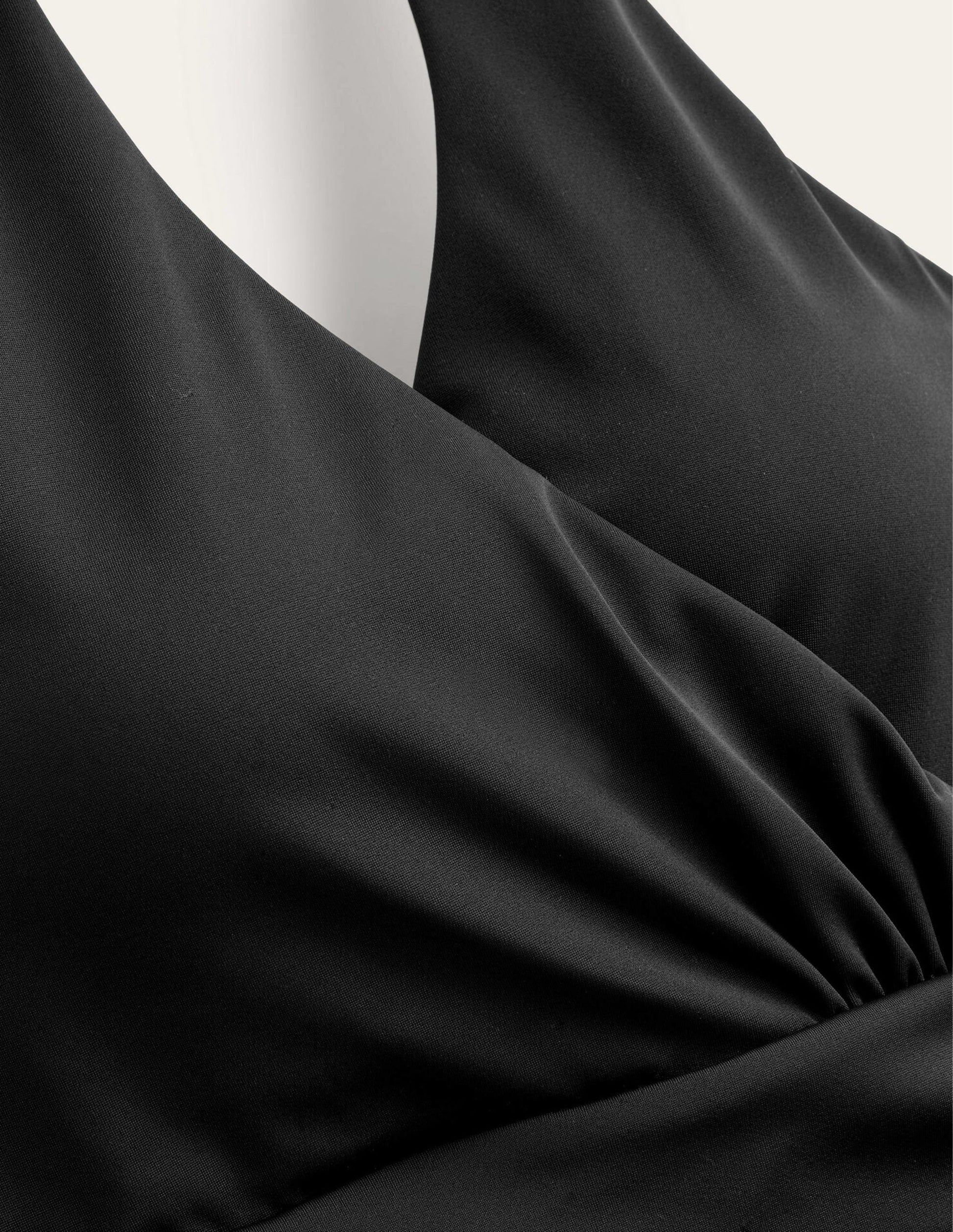 Levanzo Halter Tankini Top-Black-6