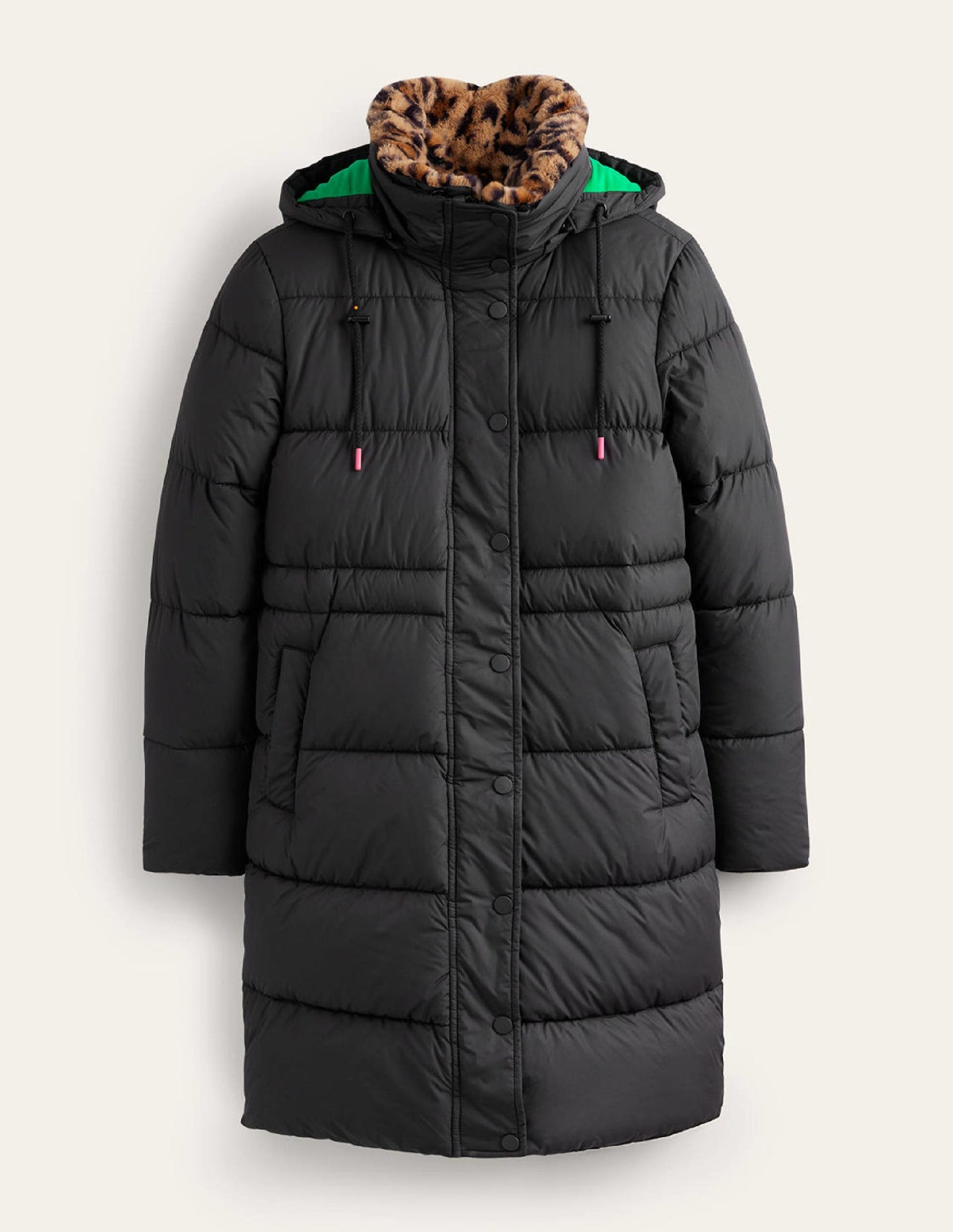 Bamburgh Puffer Coat-BLACK