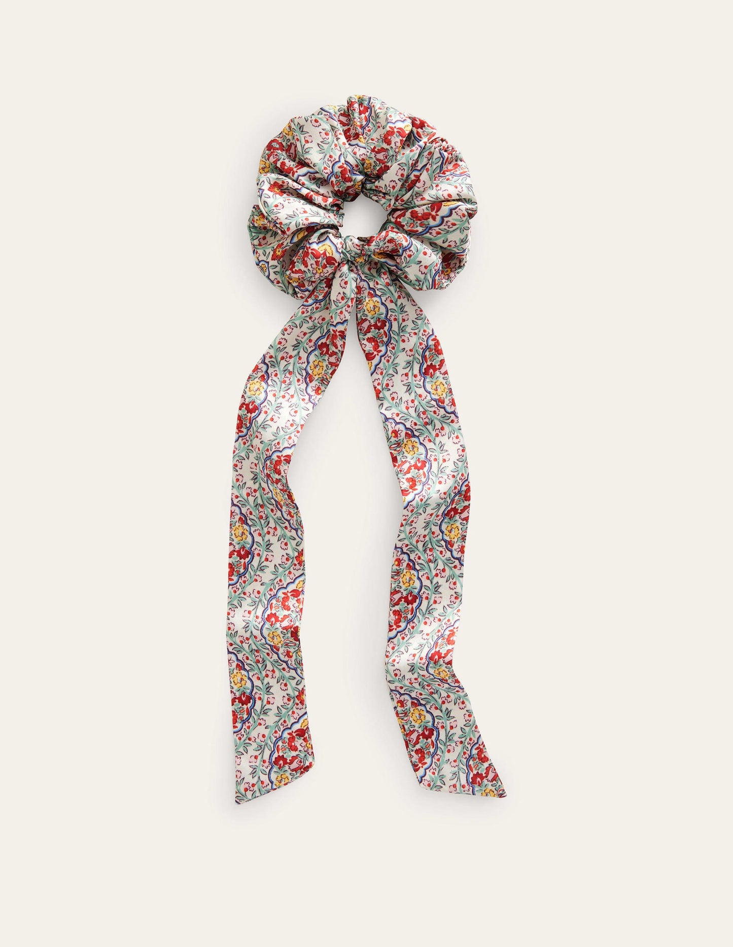 Scarf Hair Scrunchie-Multi Vine, Terrace